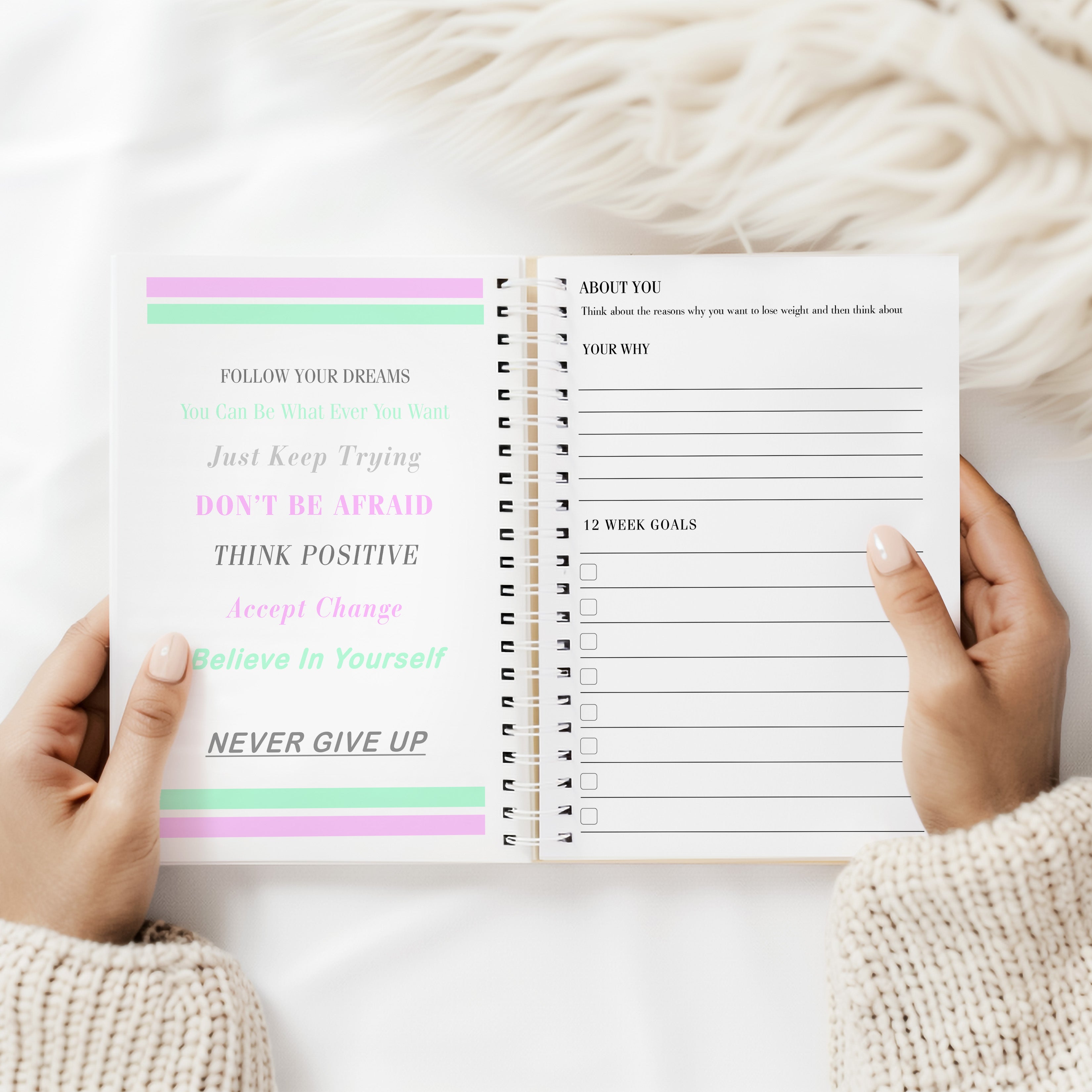 Deluxe Food Diary - Cals - Just Bee Awesome