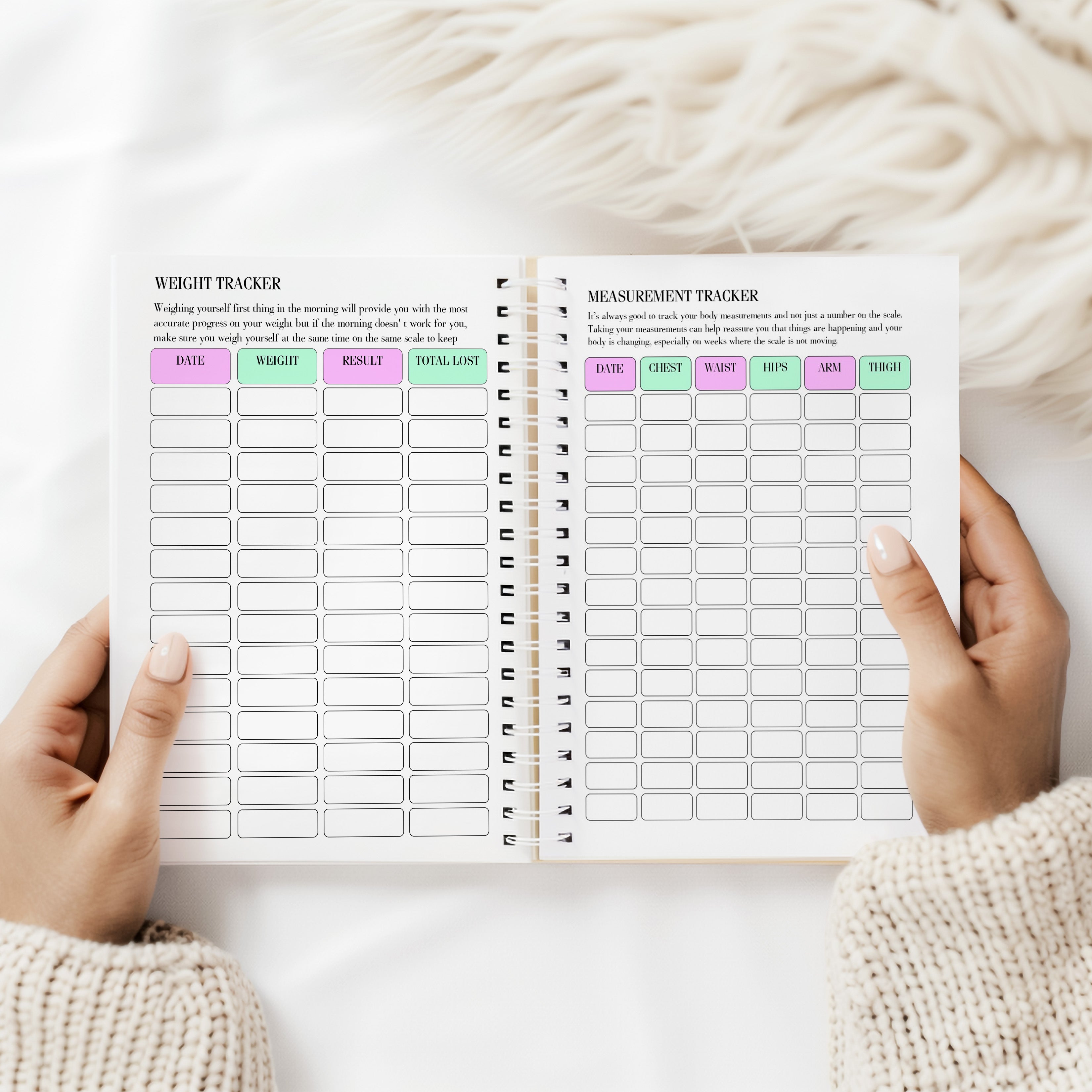 Deluxe Food Diary - Cals - Just Bee Awesome