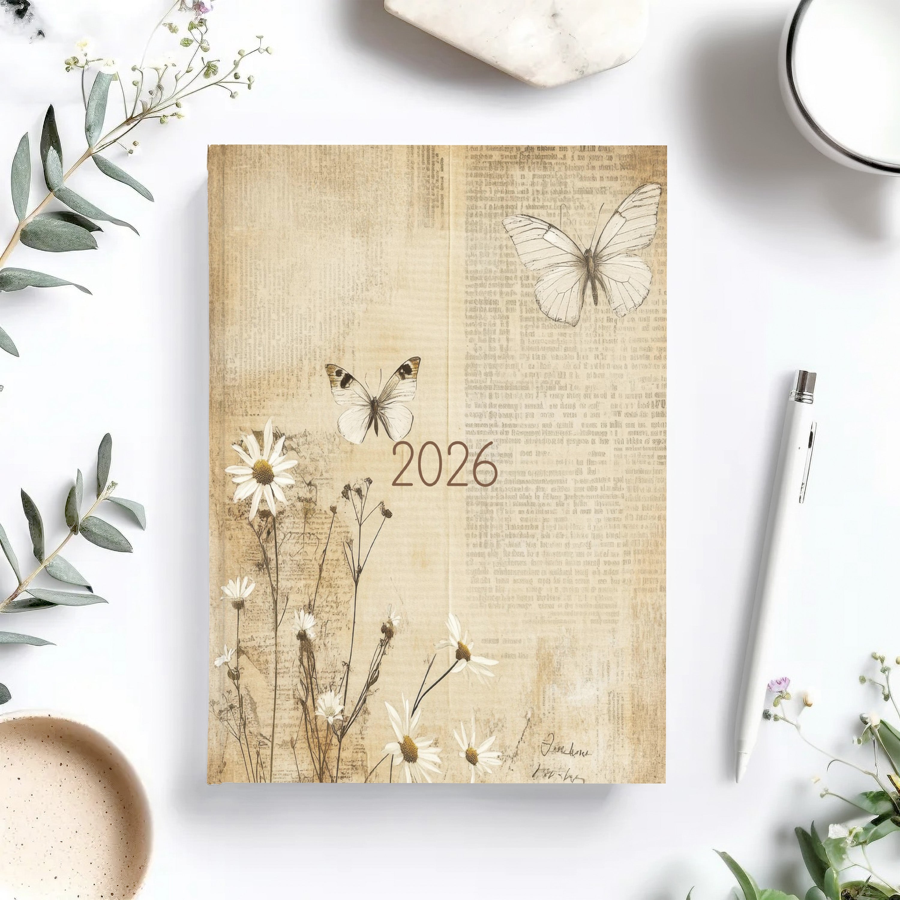 2026 Dated Weekly Planner - Butterflies