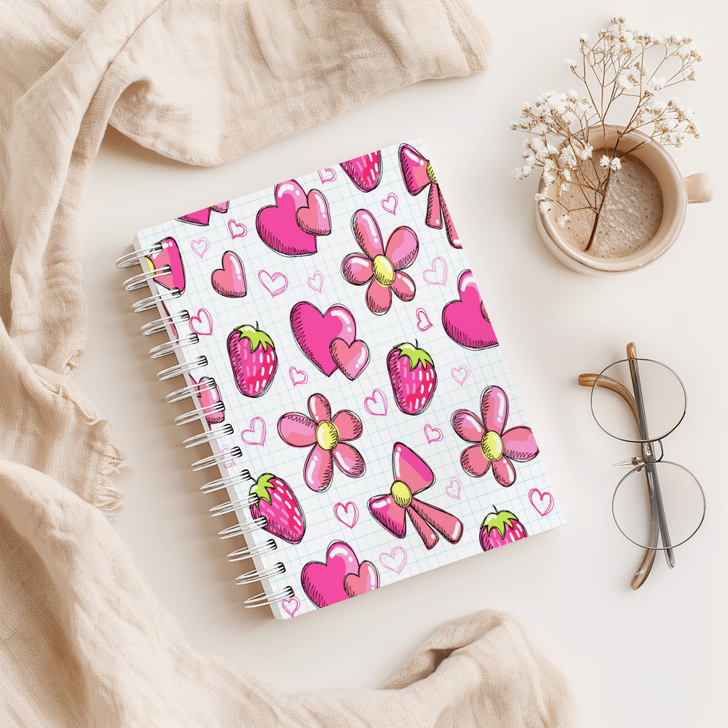 Slimming World Compatible Food Diary - Deluxe - Strawberries