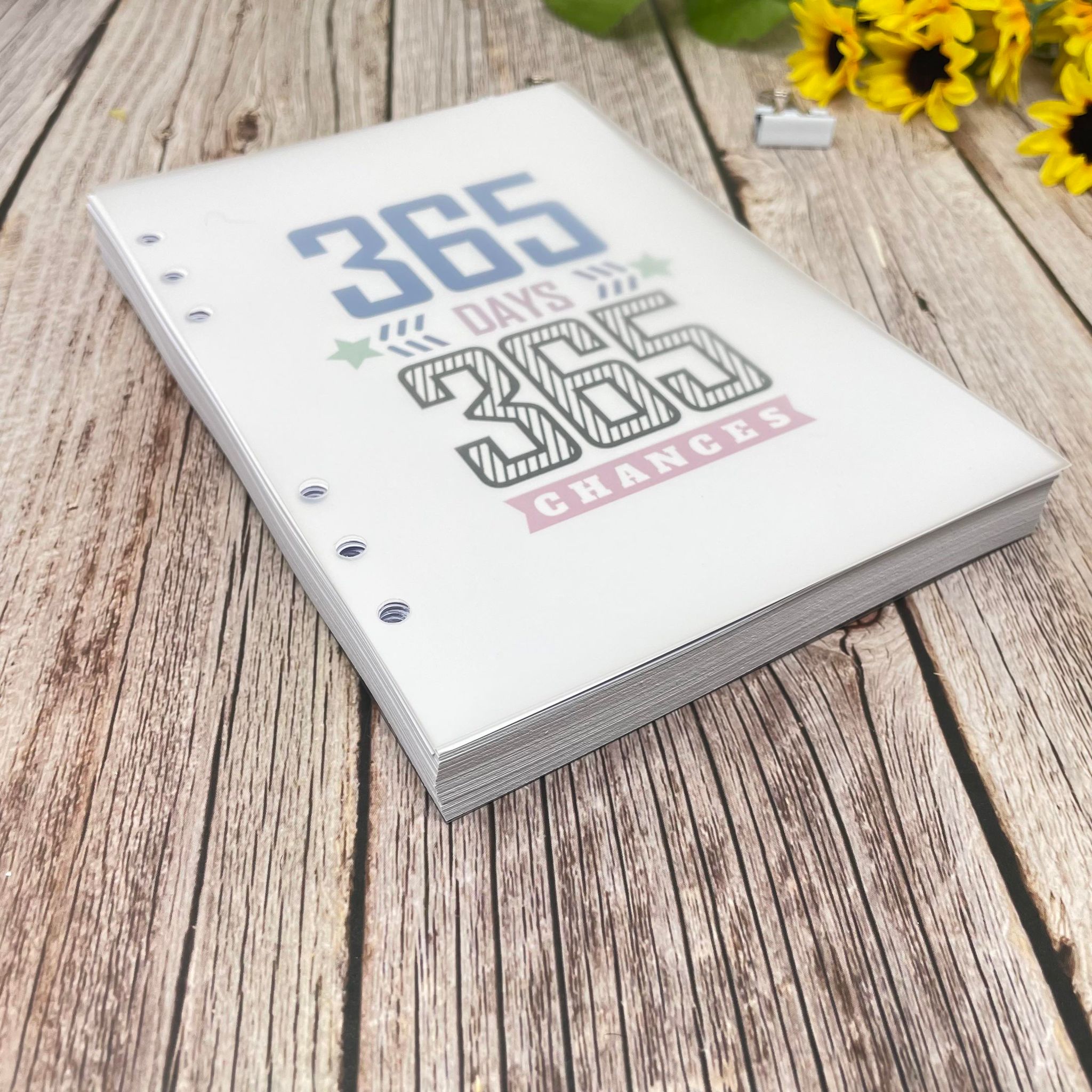 12 Month Food Diary Inserts - 365 Day Cover -A5 INSERTS