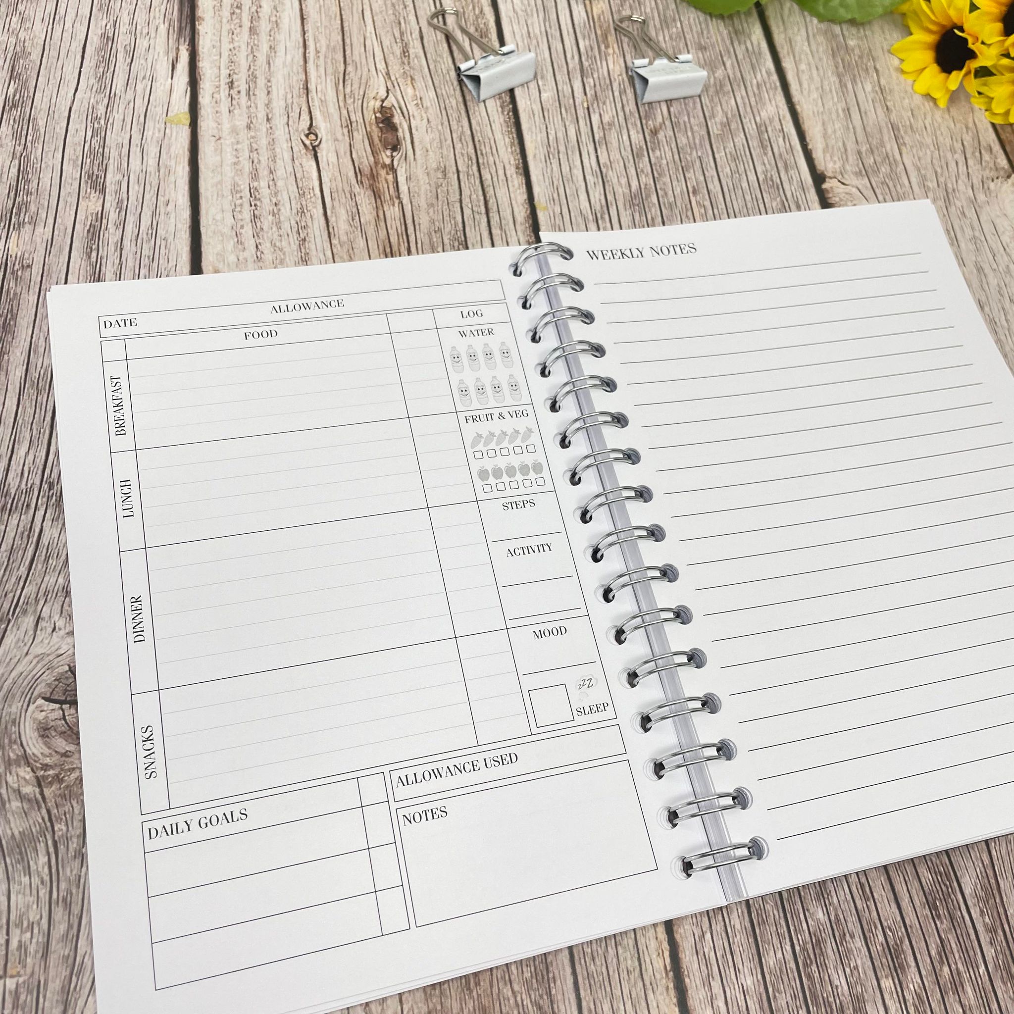 Mono Cals Food Diary - Manifest