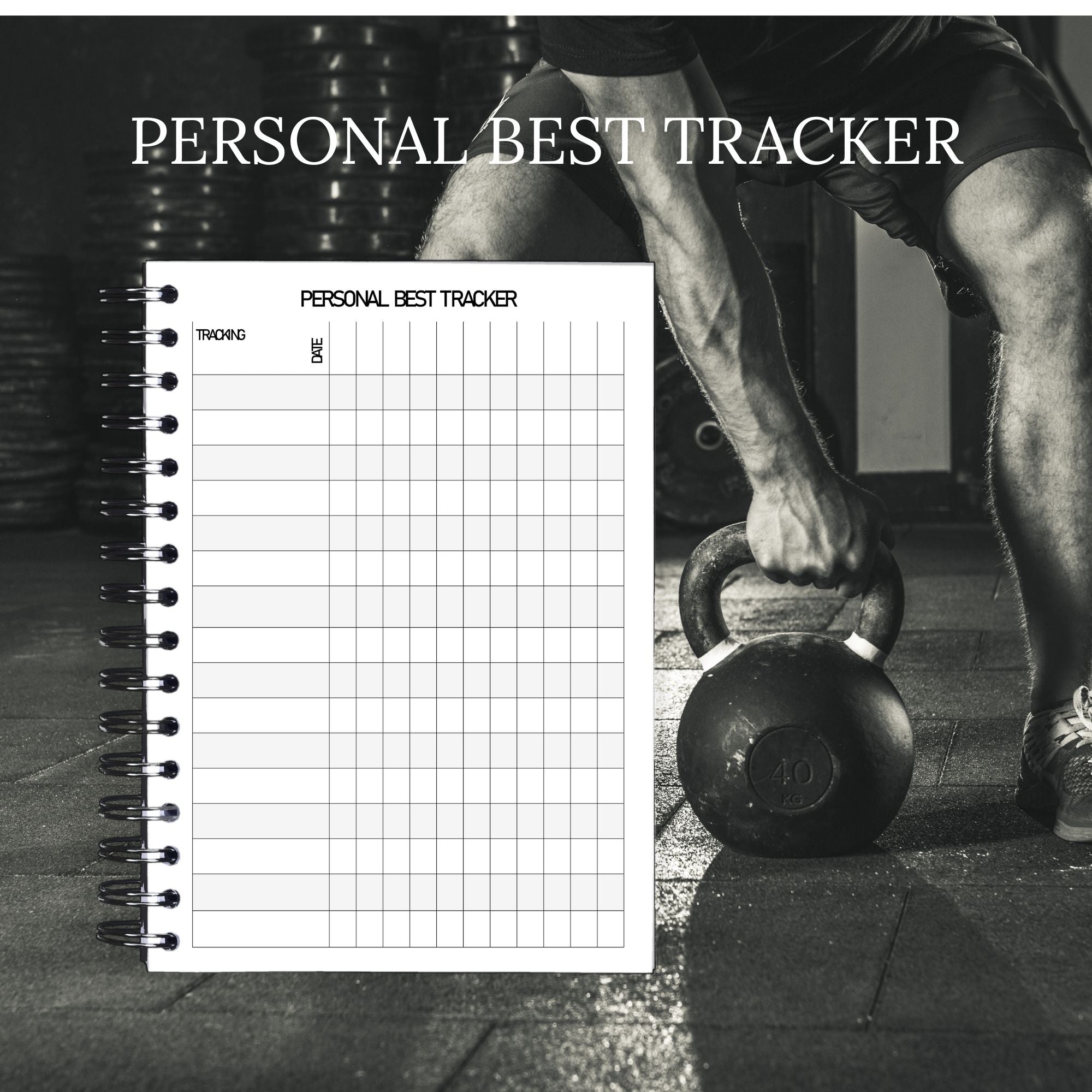 12 Month Gym Workout Journal – Fitness Tracking