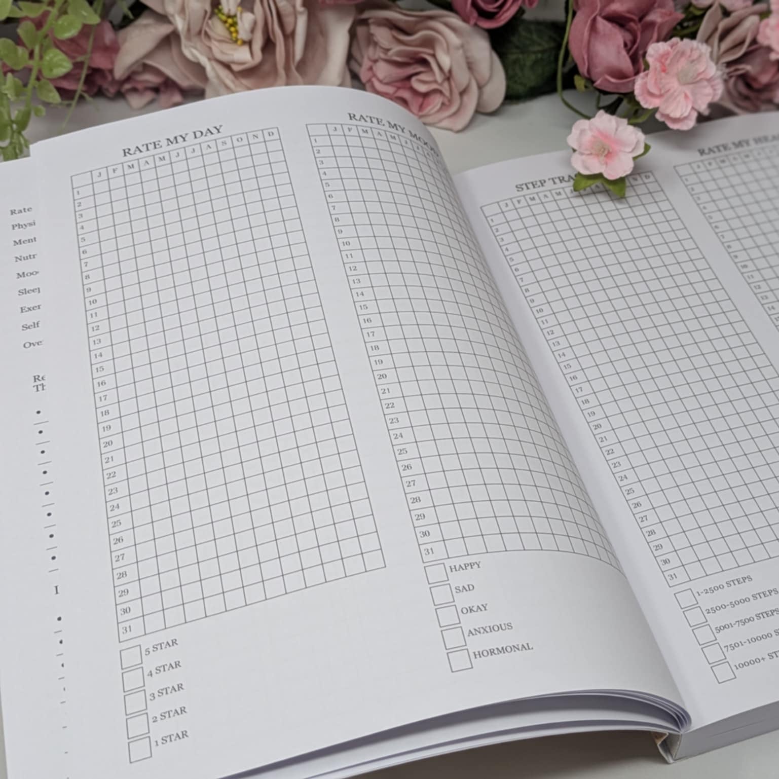 NEW - 12 Month Health & Fitness Planner - Bufferfly