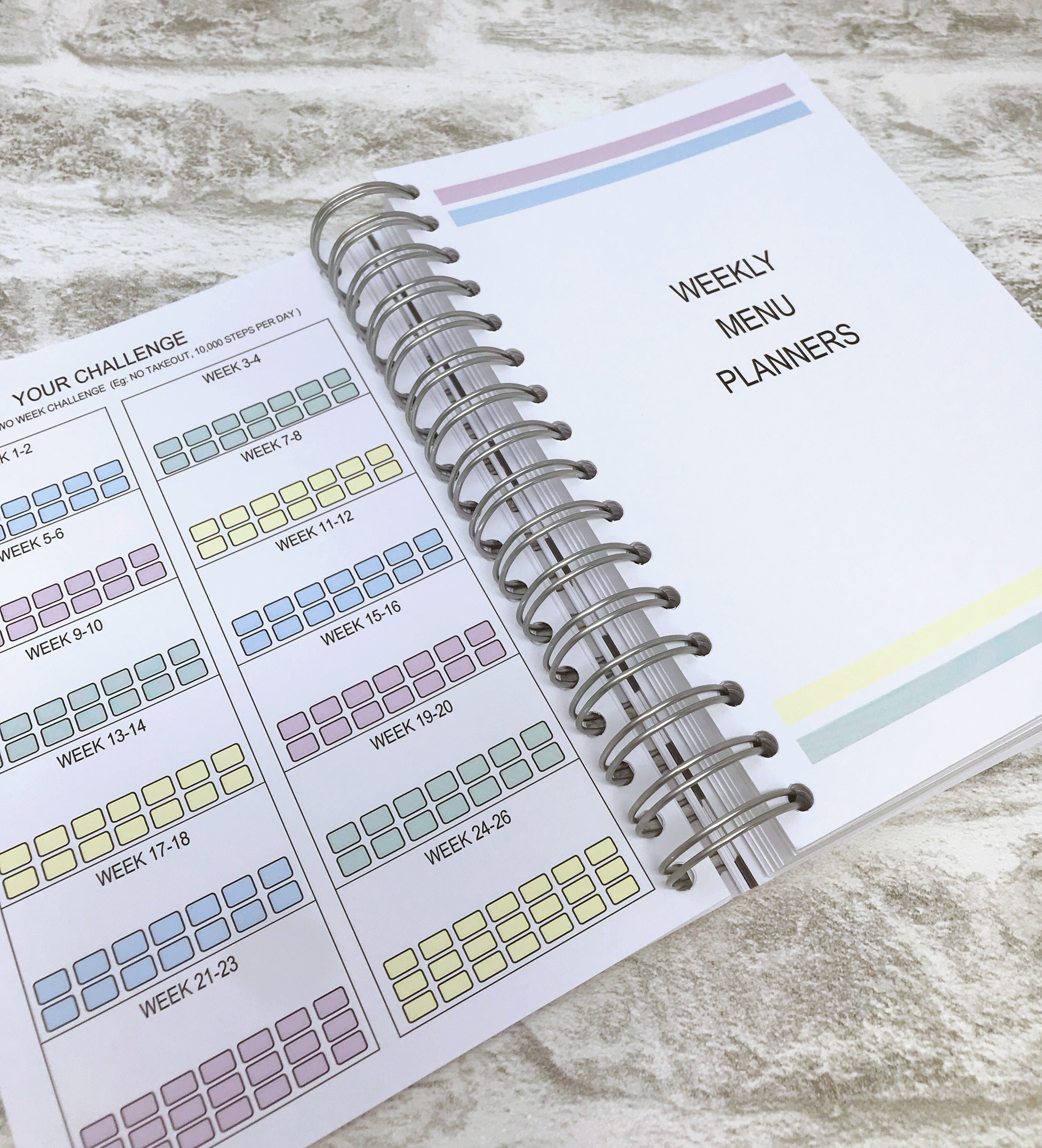 6 Month Food Diary - WW Colouful - Let The Journey Begin