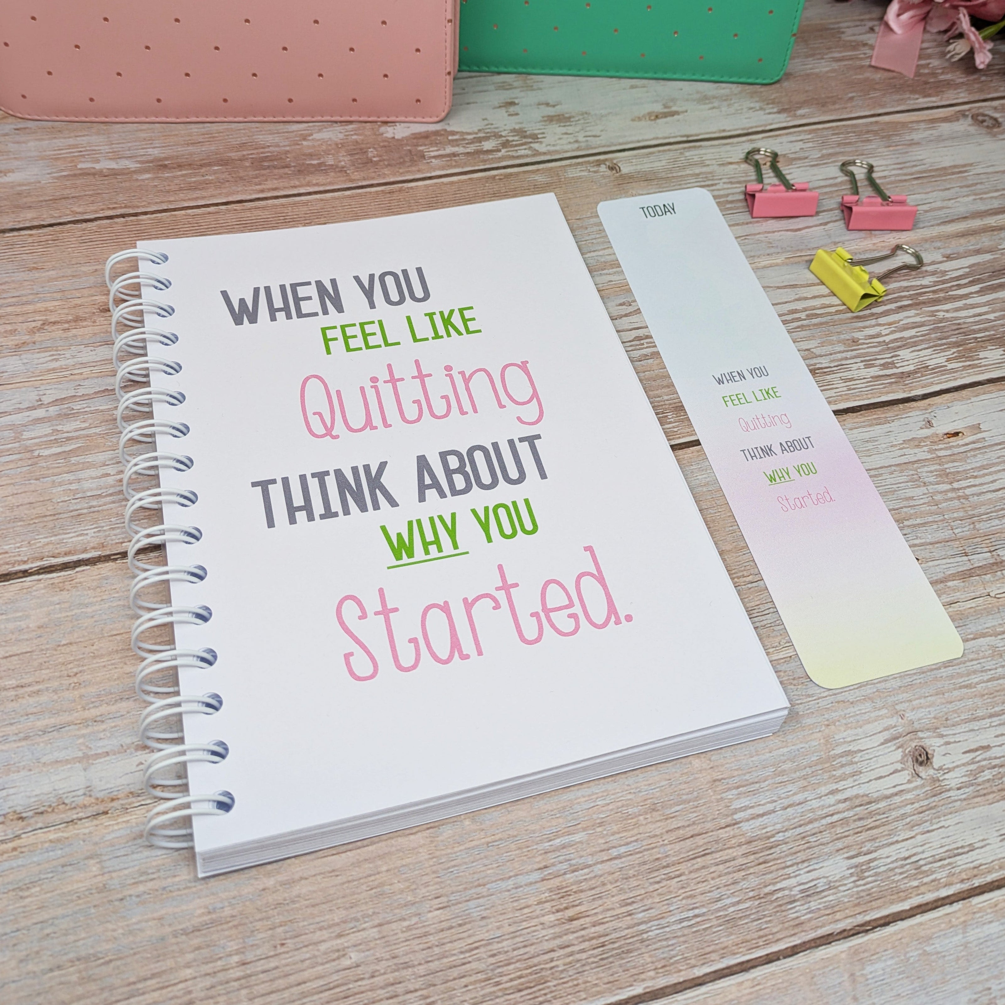 12 Week Weight Loss Journal - Quitting