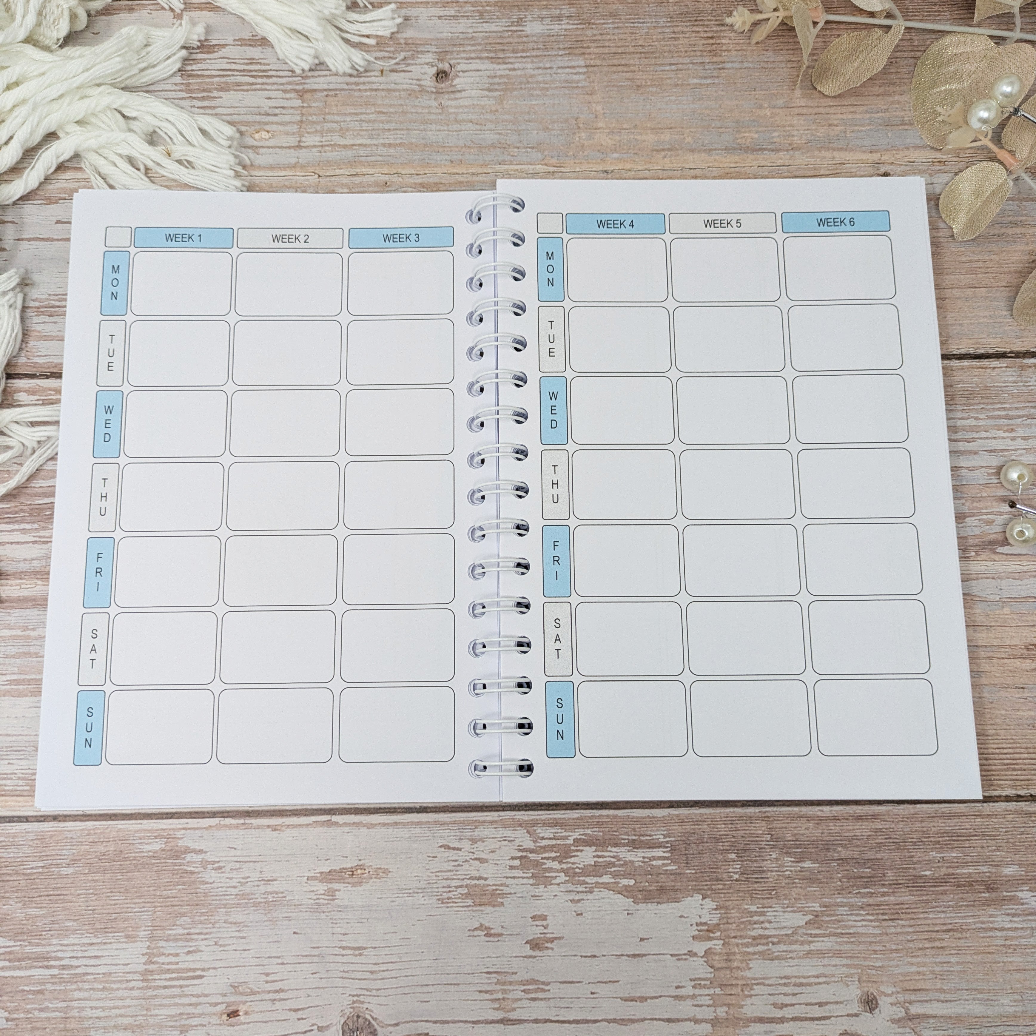 12 Wk Calories Original Food Diary - Always Bel In Blue