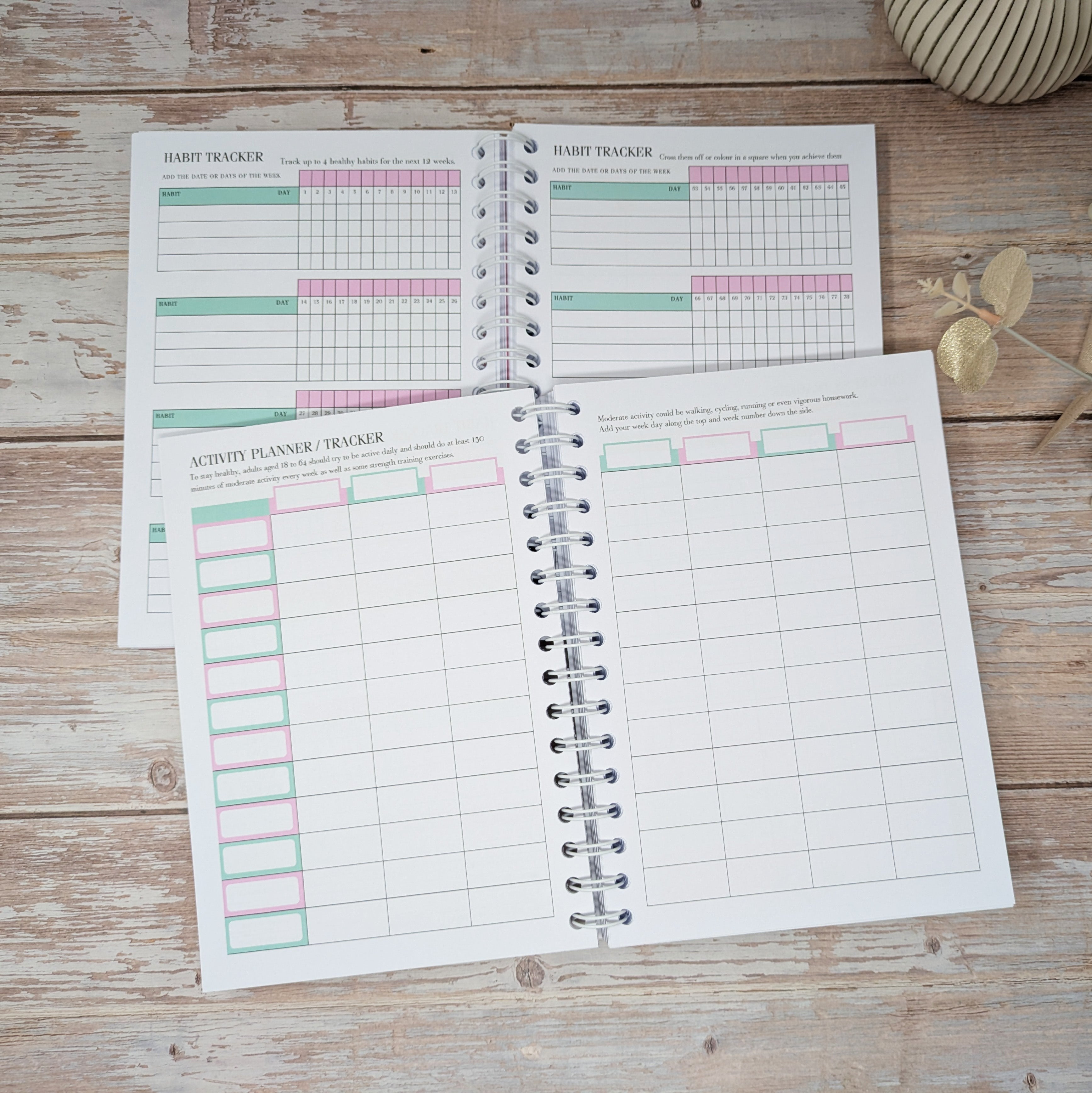 Deluxe Food Diary - Always Believe Pink