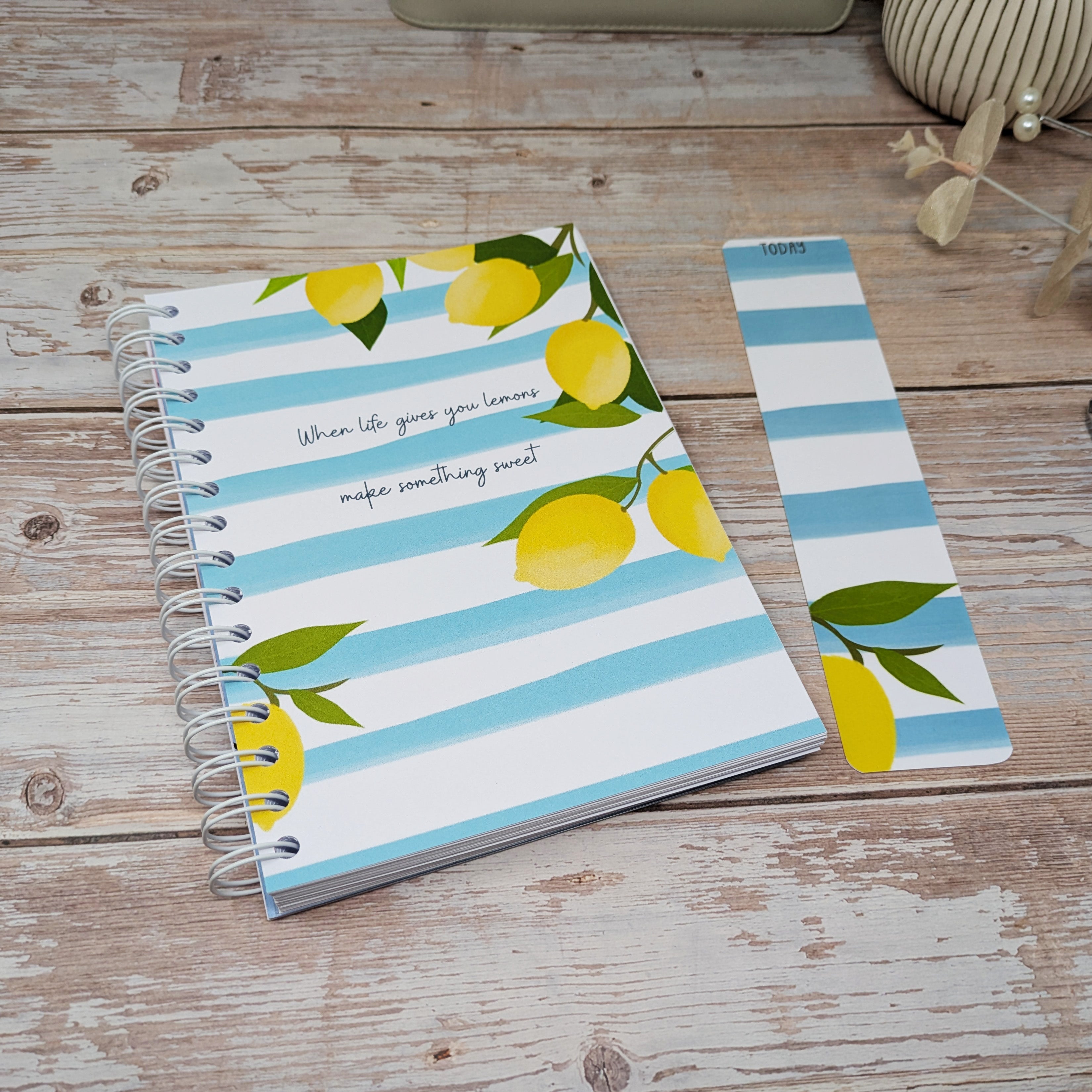 Deluxe Food Diary - When Life Gives You Lemons