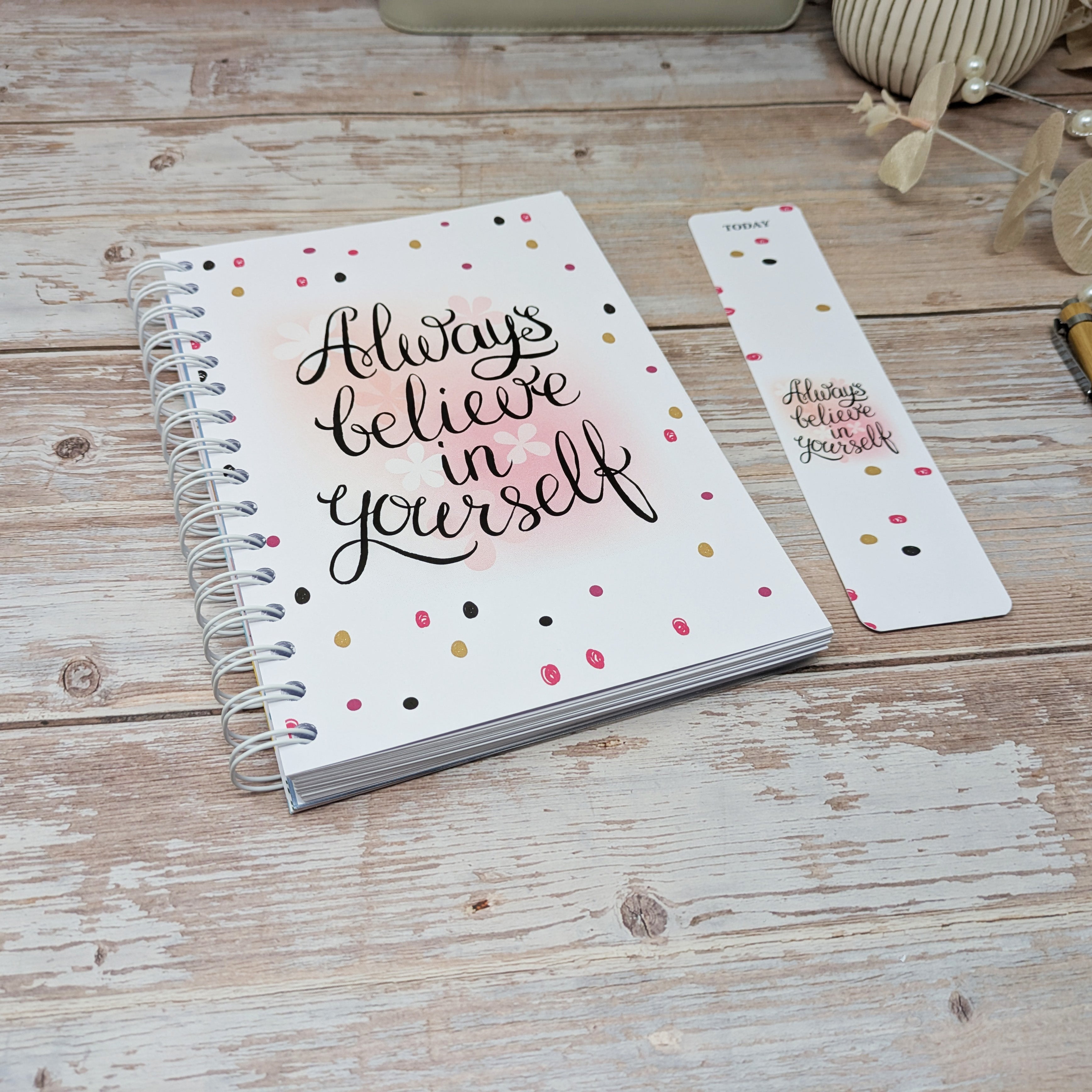 Deluxe Food Diary - Always Believe Pink