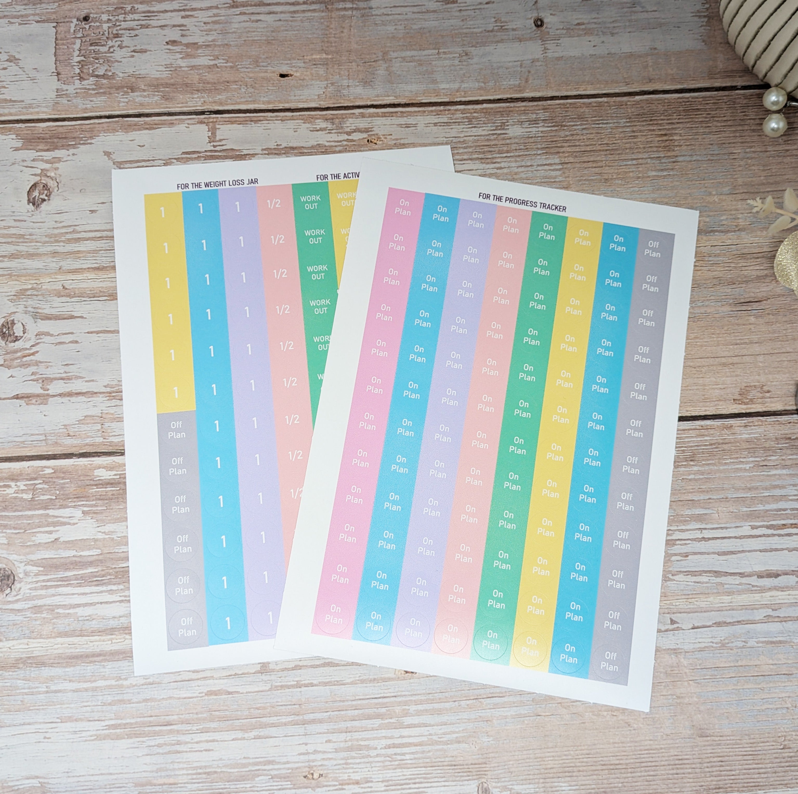 Slimming World Compatible Food Diary Inserts - A5 Size - SW9 Inserts