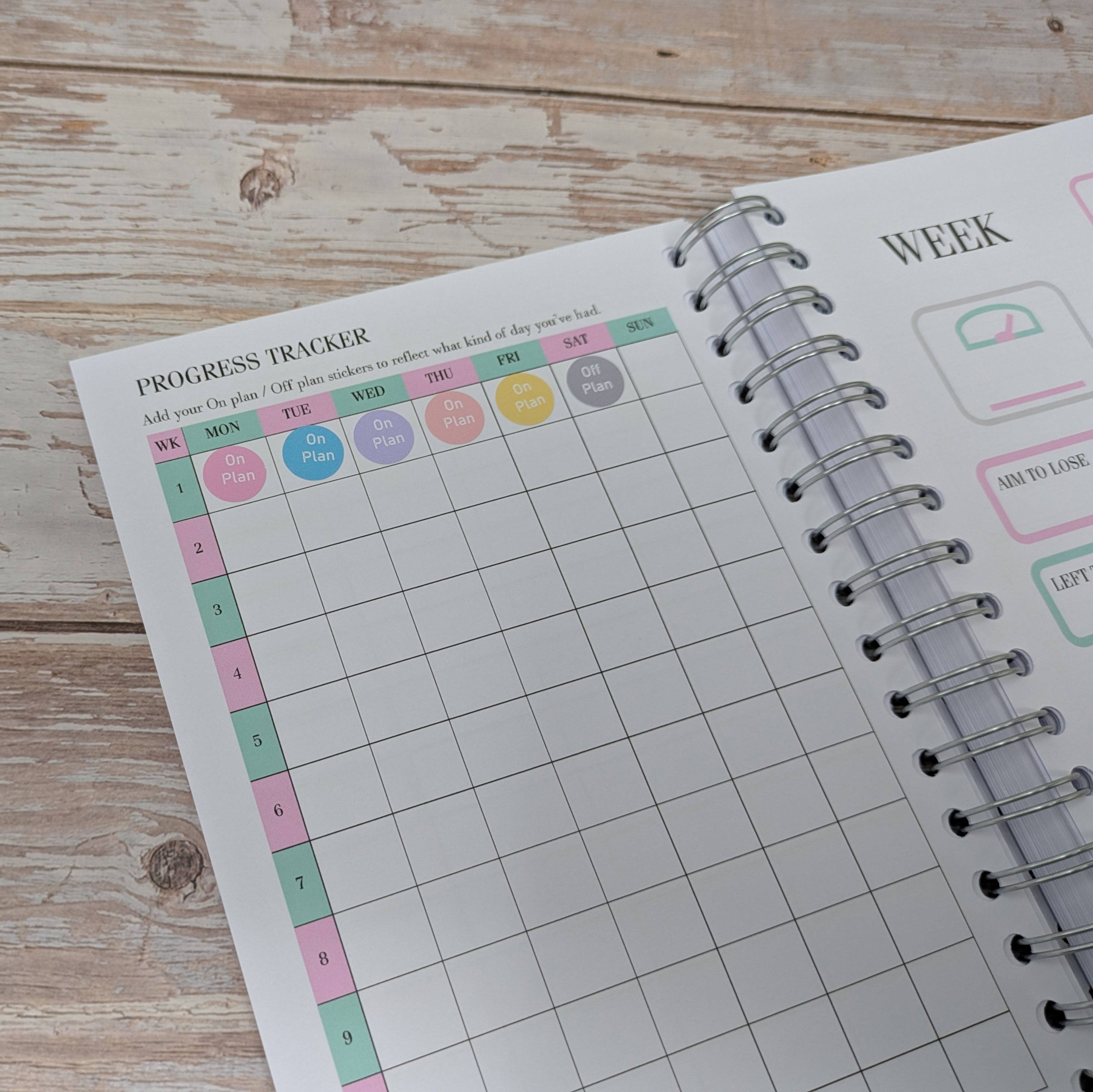 Deluxe Food Diary - Always Believe Pink