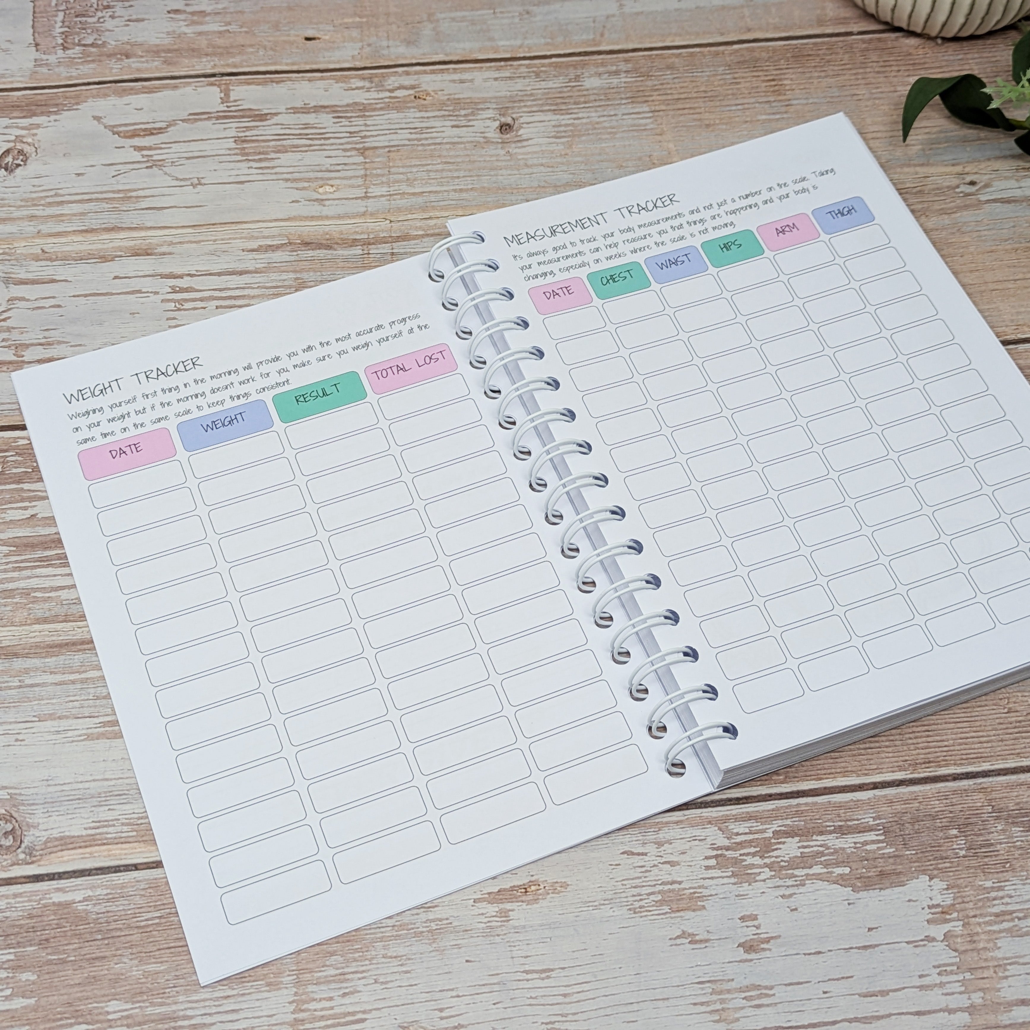 Pastel Food Diary - Self Care