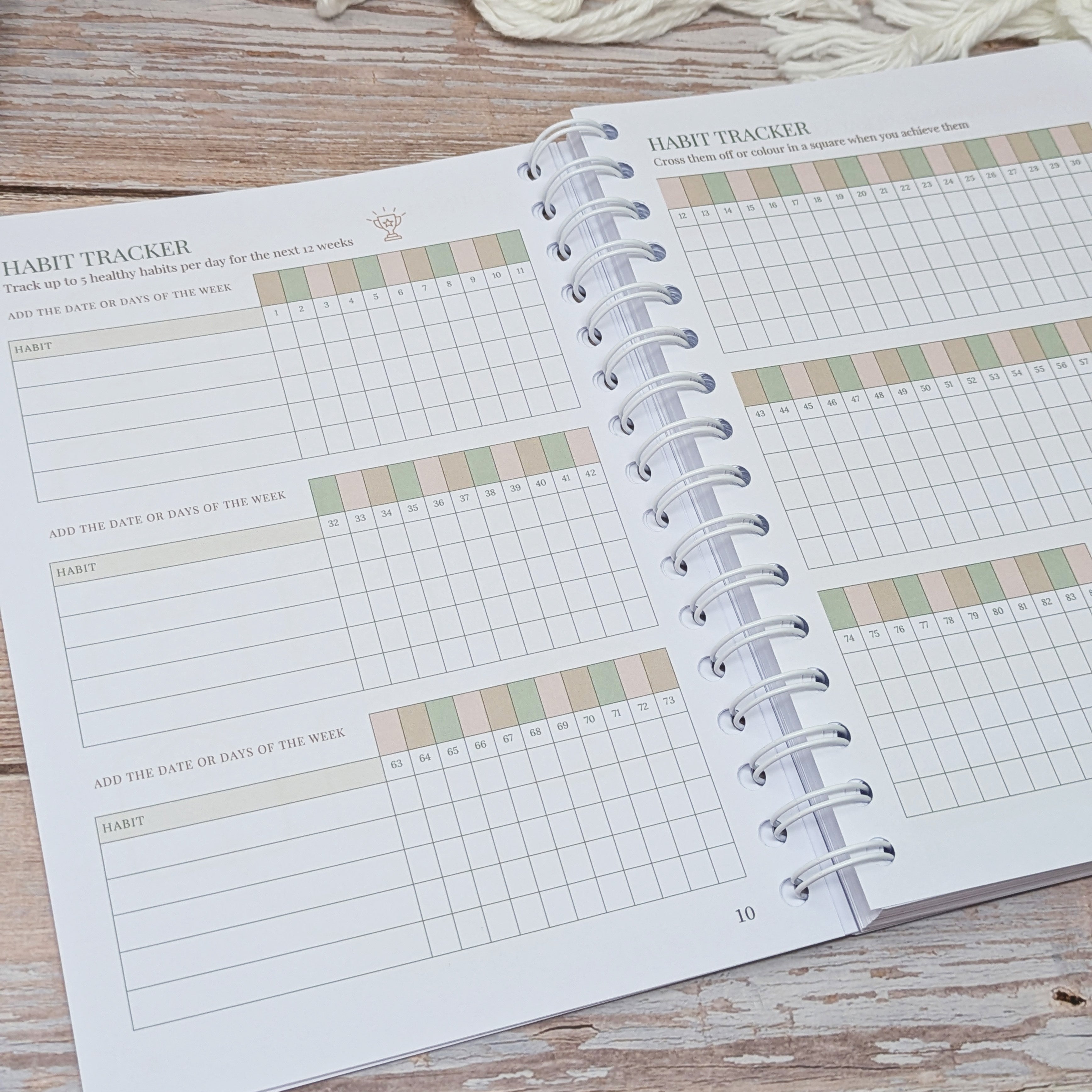 12 Week Weight Loss Journal - Flutter & Bloom