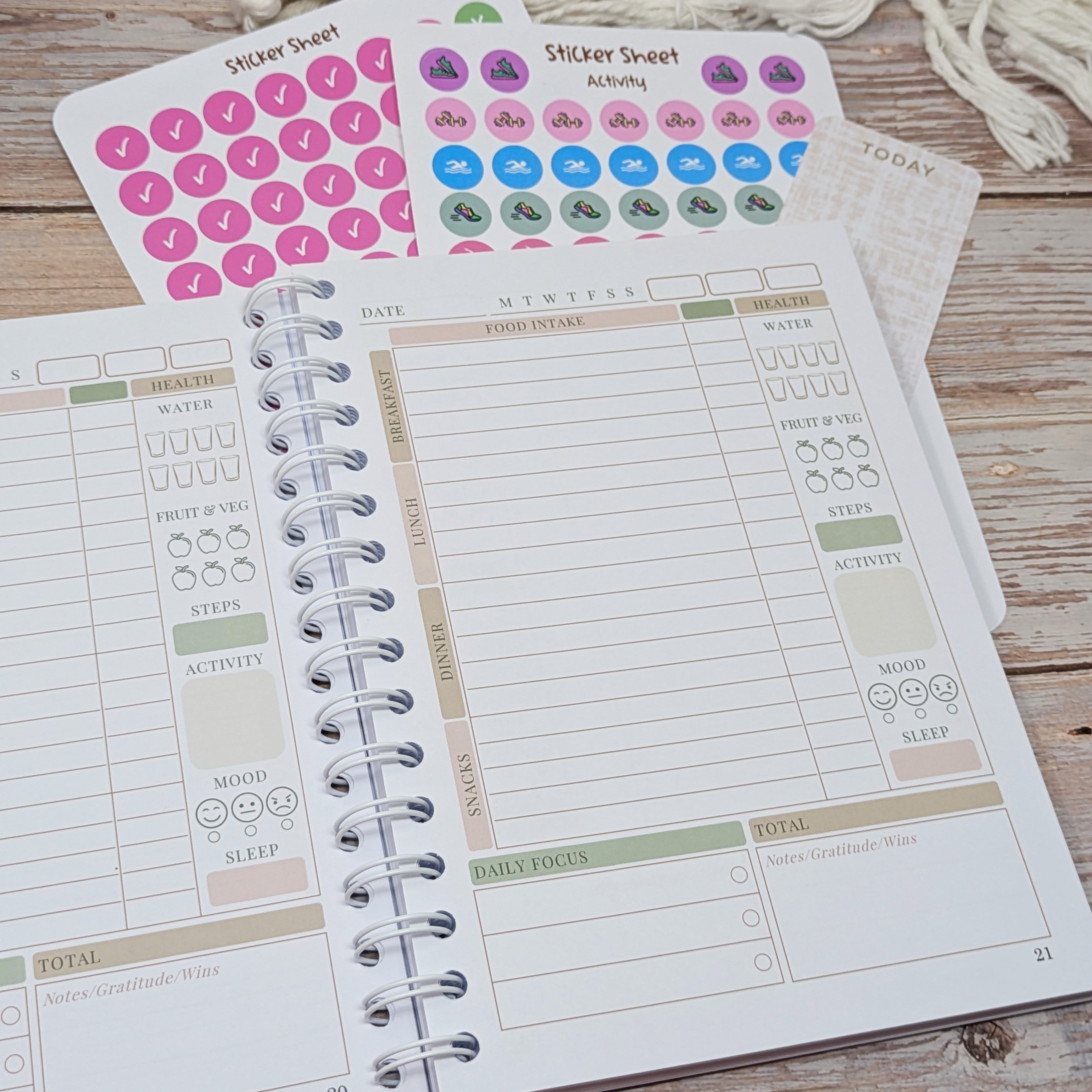 12 Week Weight Loss Journal - Flutter & Bloom