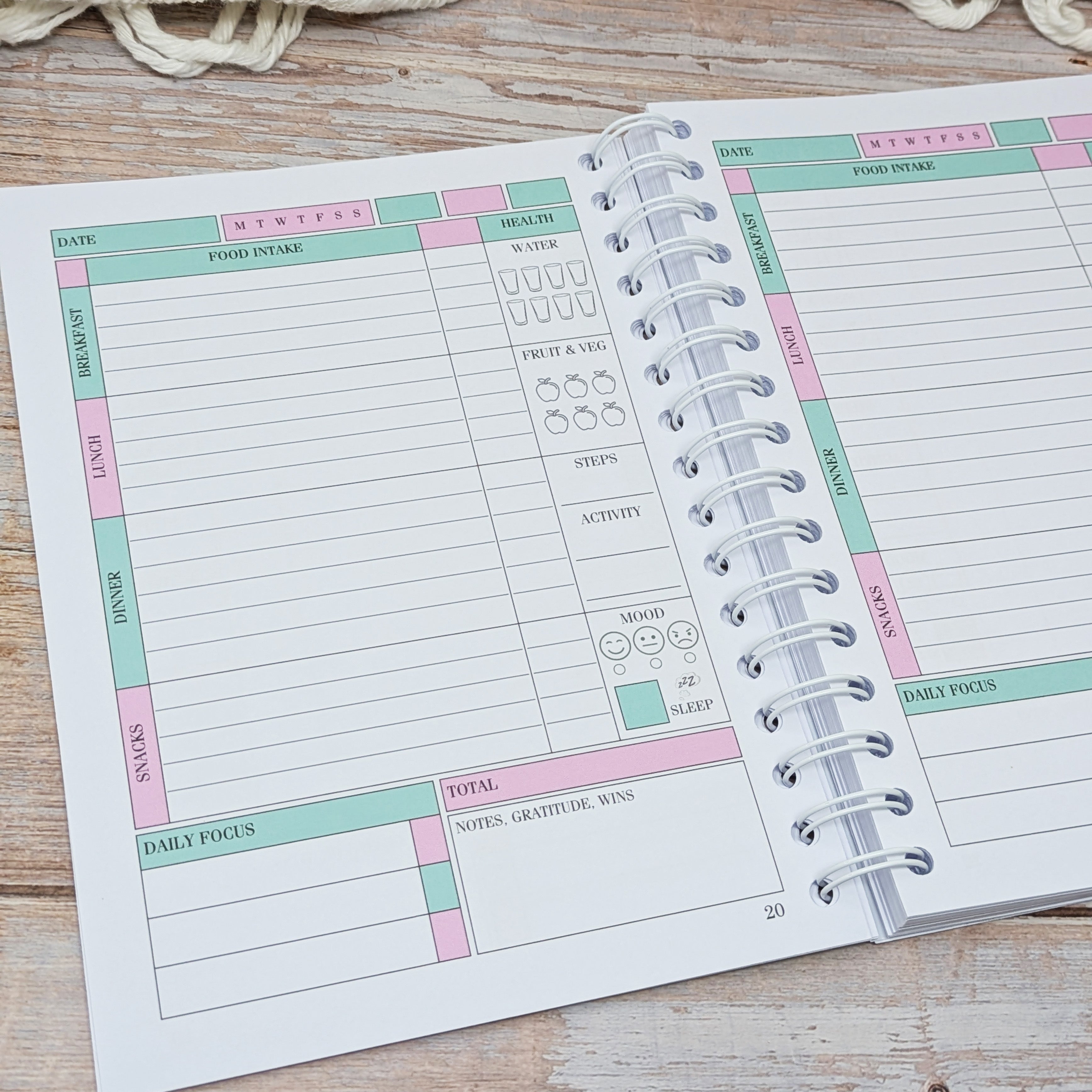 12 Week Weight Loss Journal - Thank Yourself