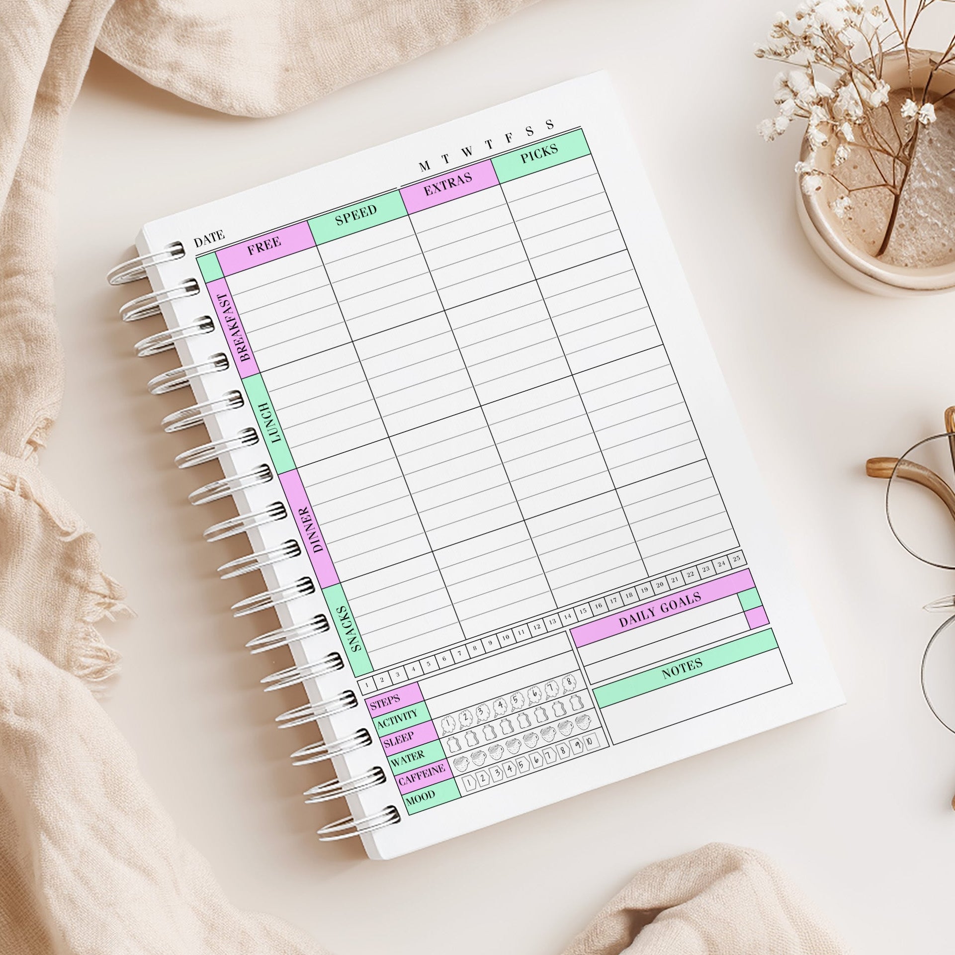 Slimming Weight Loss Journal - Get Shit Together