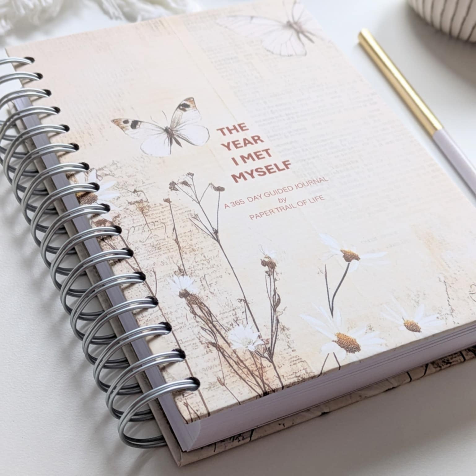 12 Month Self Reflection Journal - Butterfly