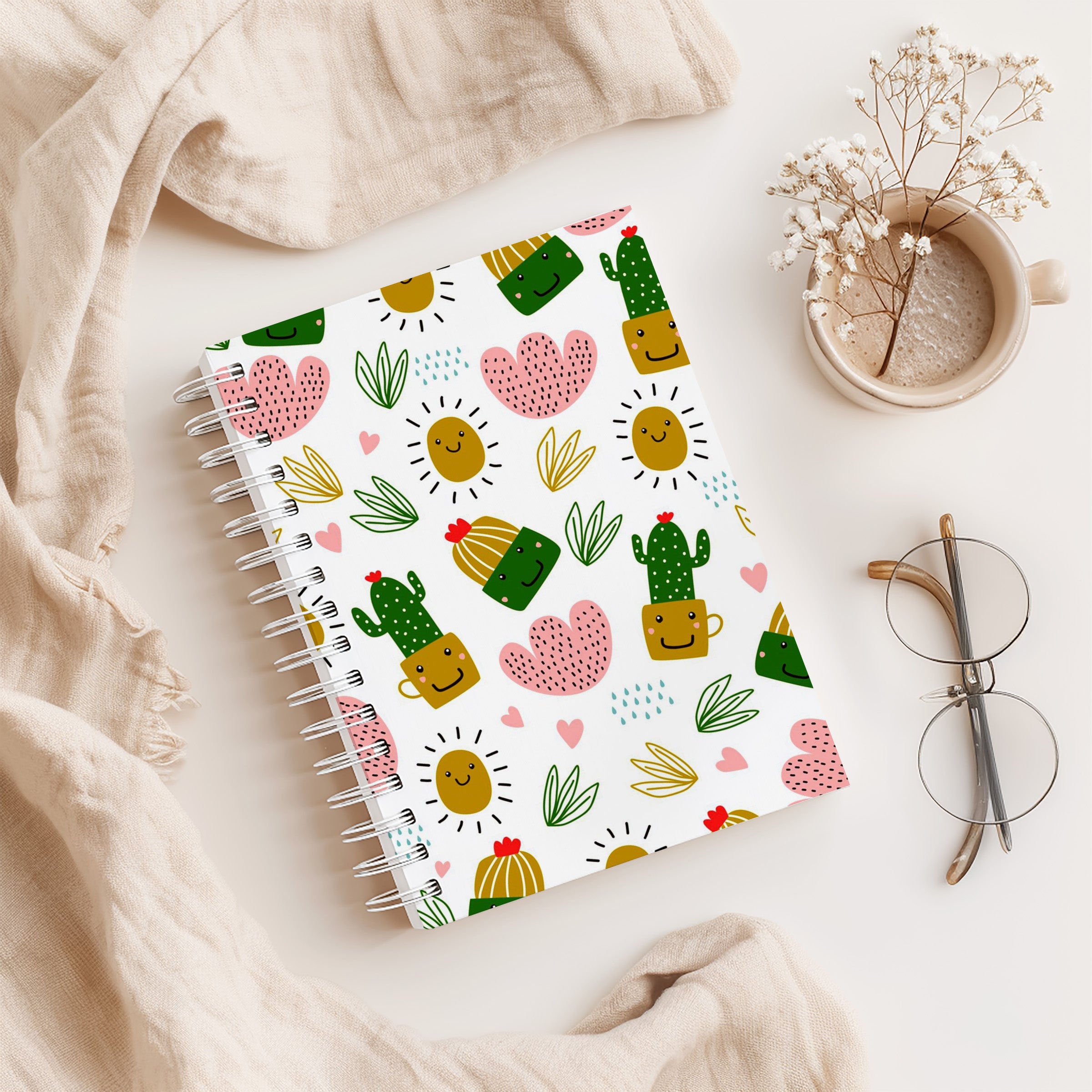 Deluxe Food Diary - Generic - Cactus