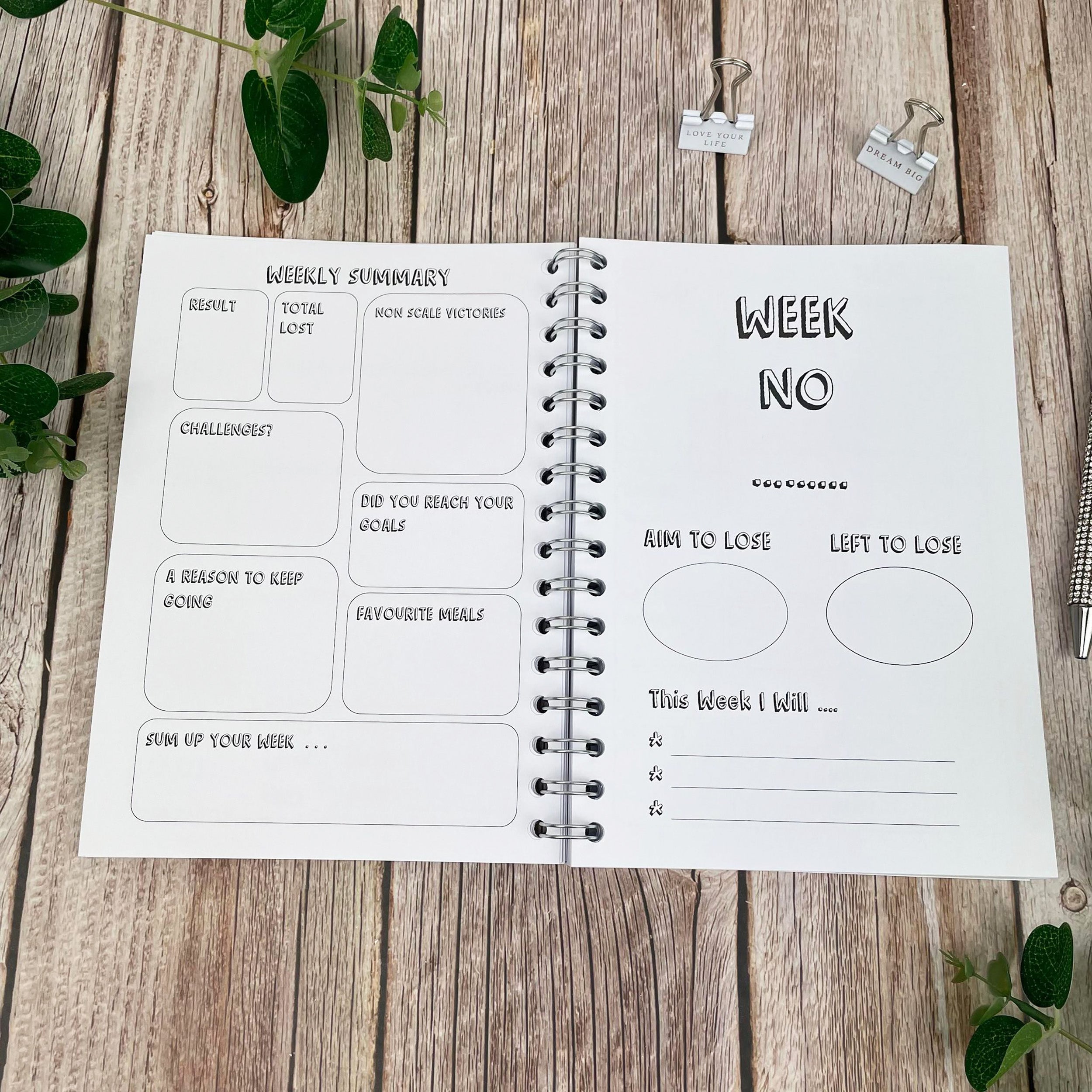 Slimming World Compatible Food Diary - SW9 - Find Yourself
