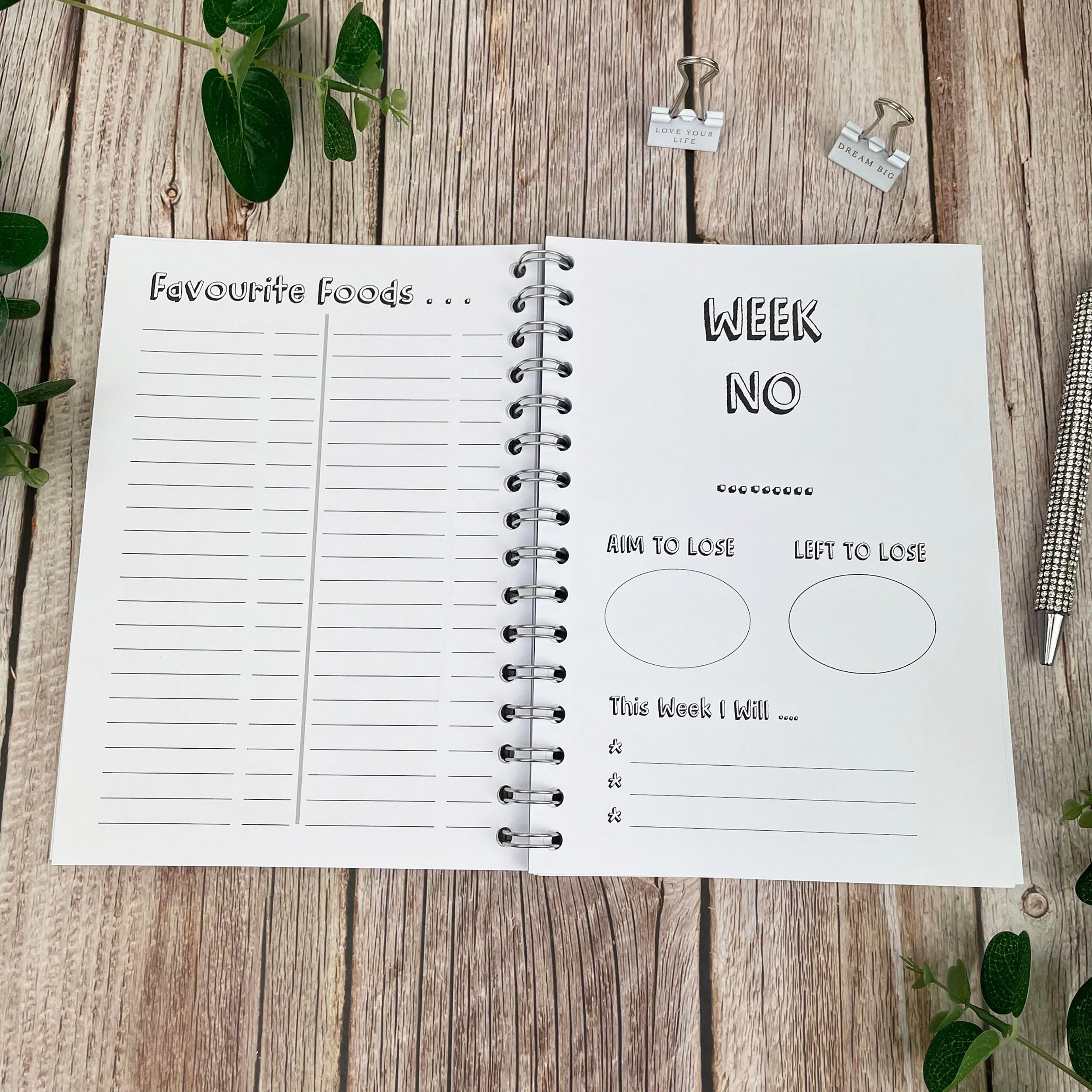 Slimming World Compatible Food Diary - SW9 - Find Yourself