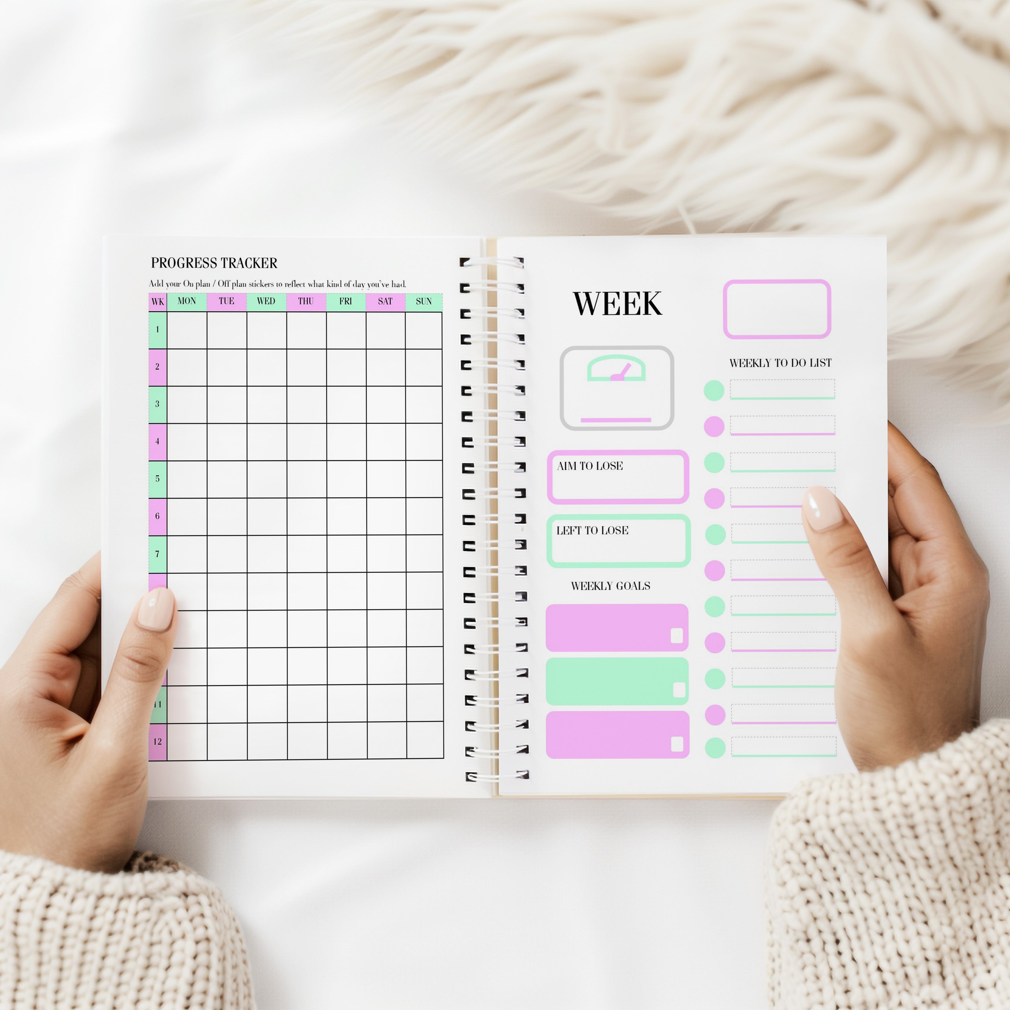 Deluxe Food Diary - Cals - Just Bee Awesome