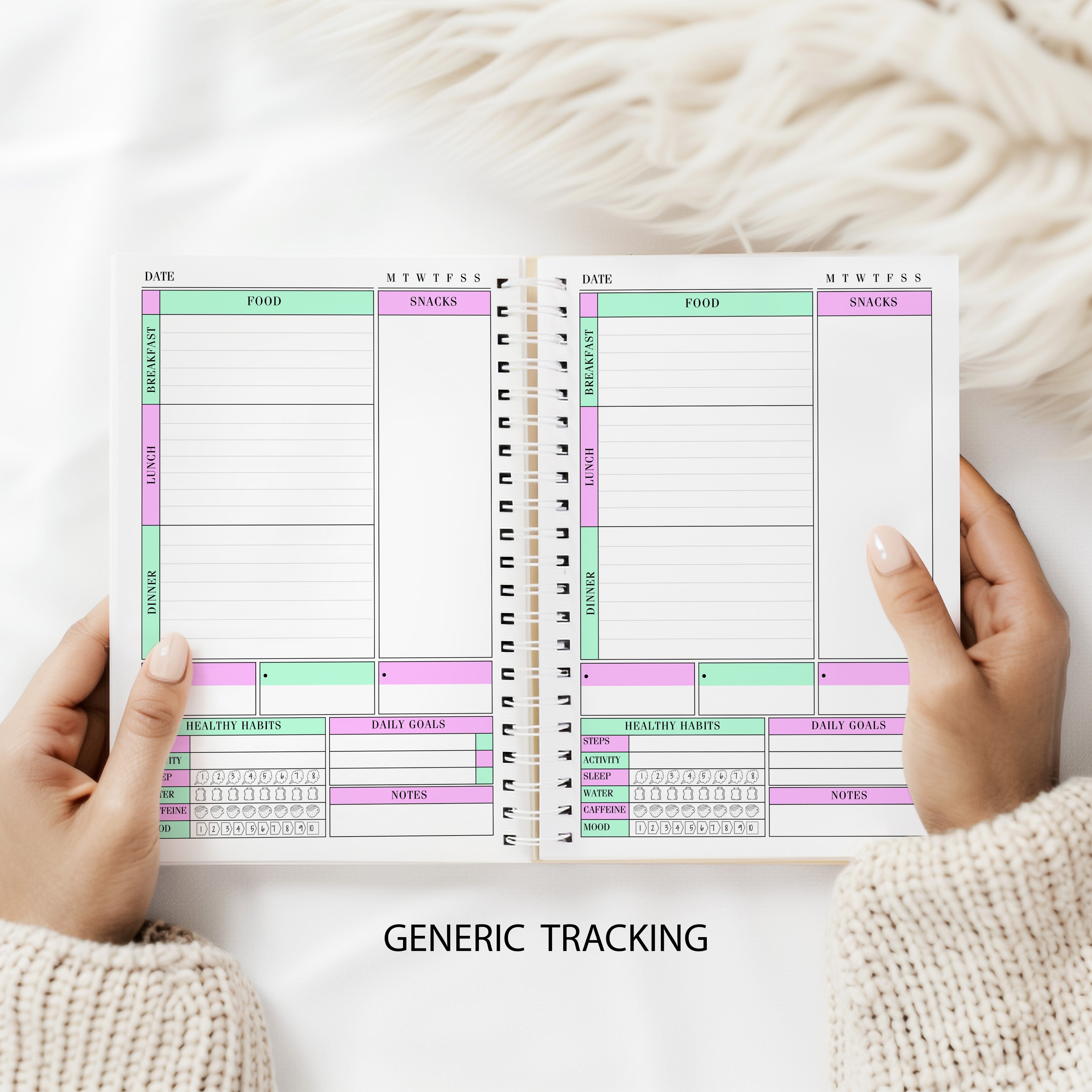 Deluxe Food Diary - Cals - Thank Yourself