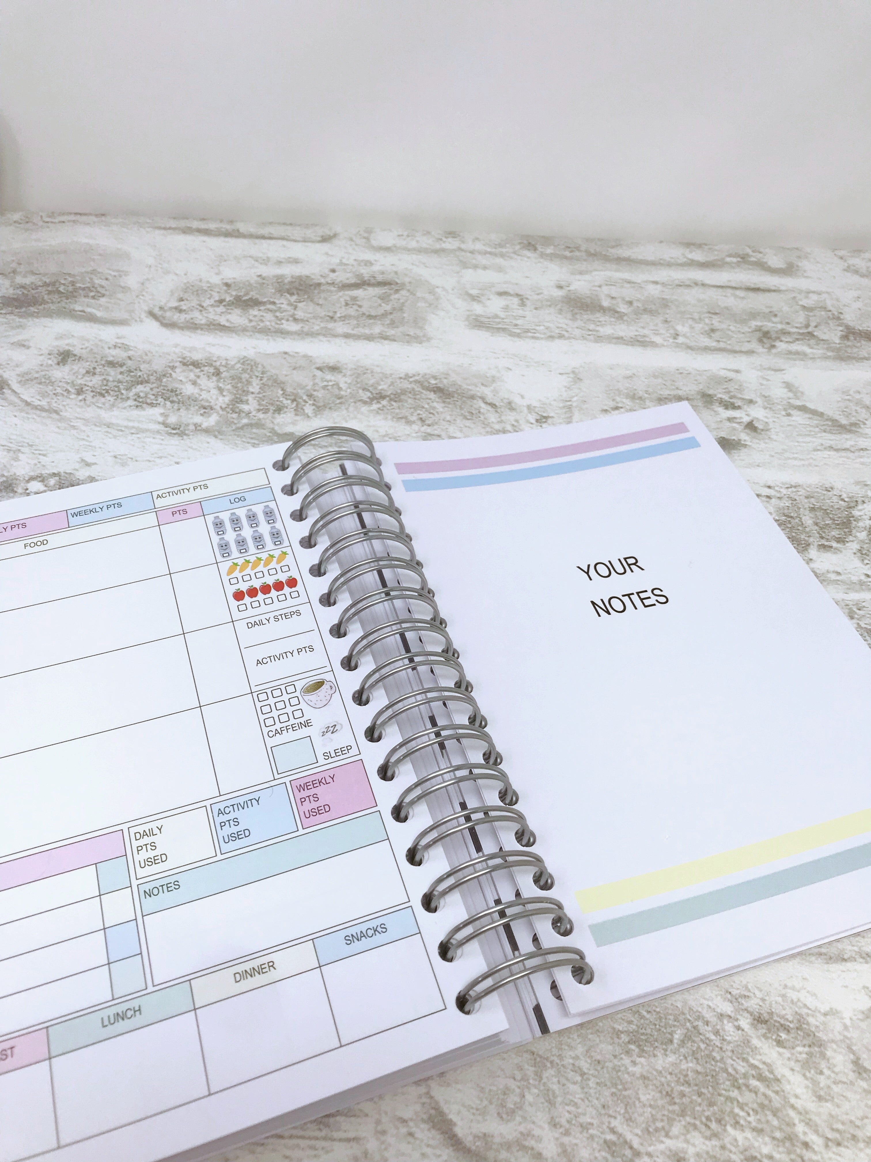 6 Month Food Diary - WW Colouful - Let The Journey Begin