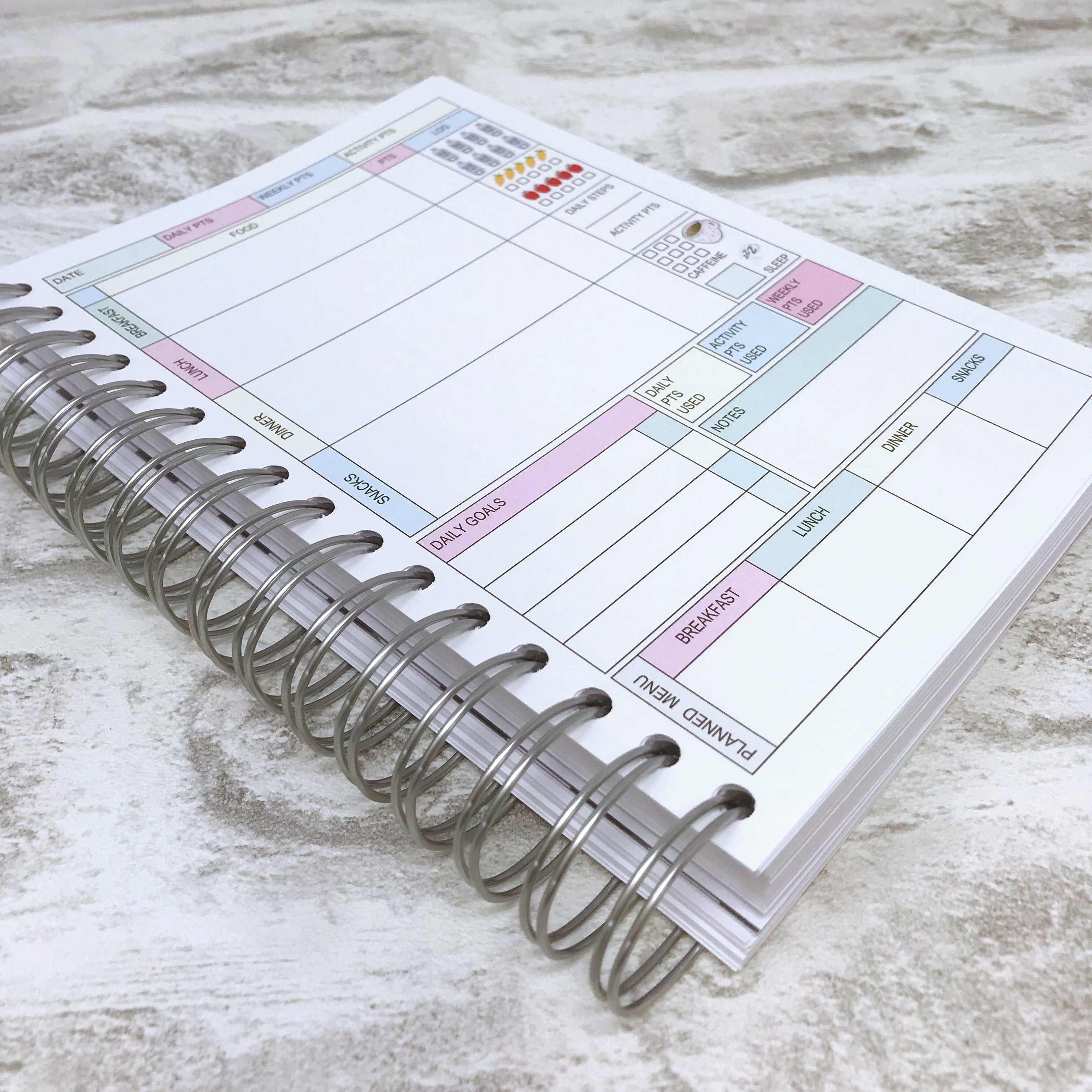 6 Month Food Diary - WW Colouful - Let The Journey Begin