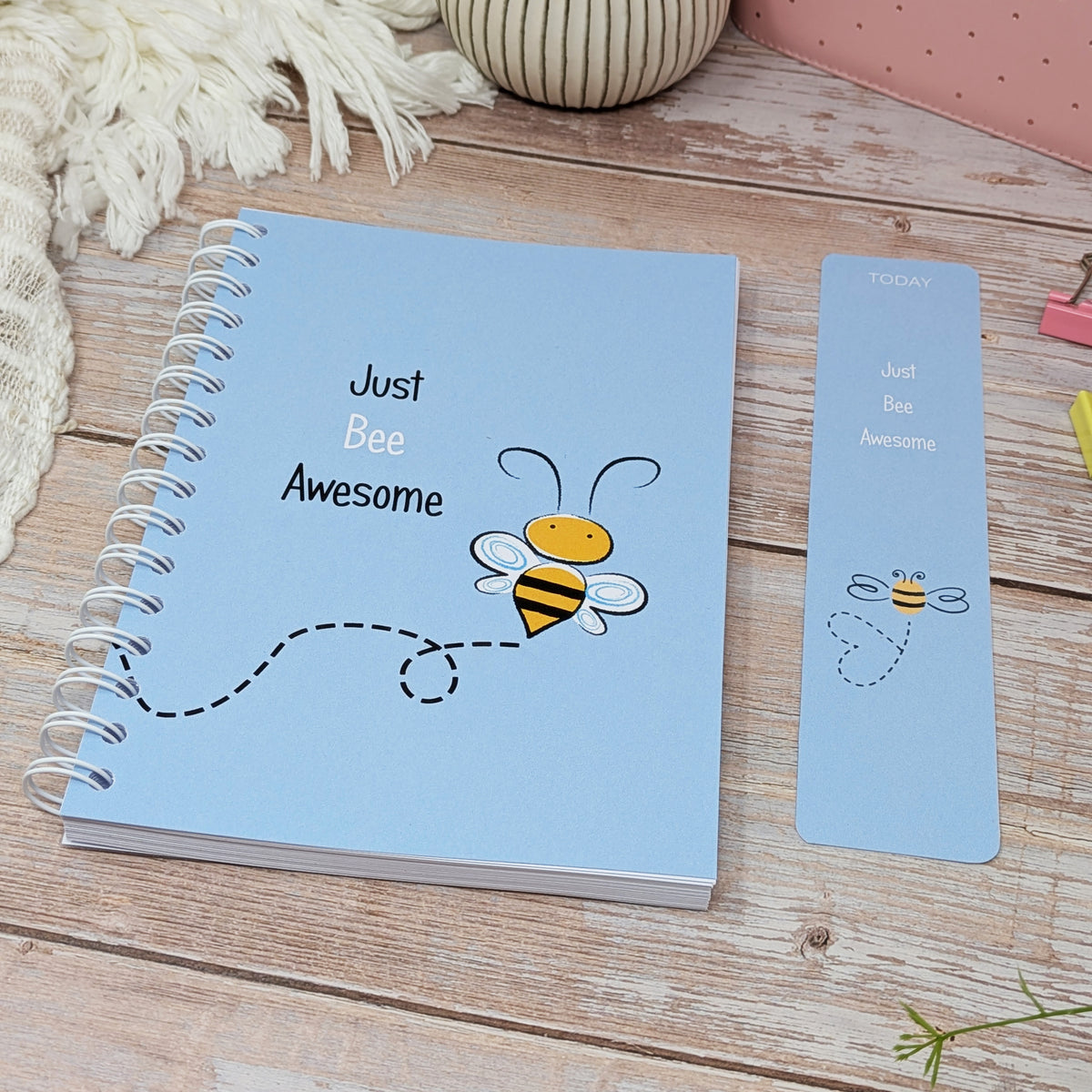 Deluxe Calorie Counting Food Diary | 12 Week Wellness Journal - Just Bee Awesome