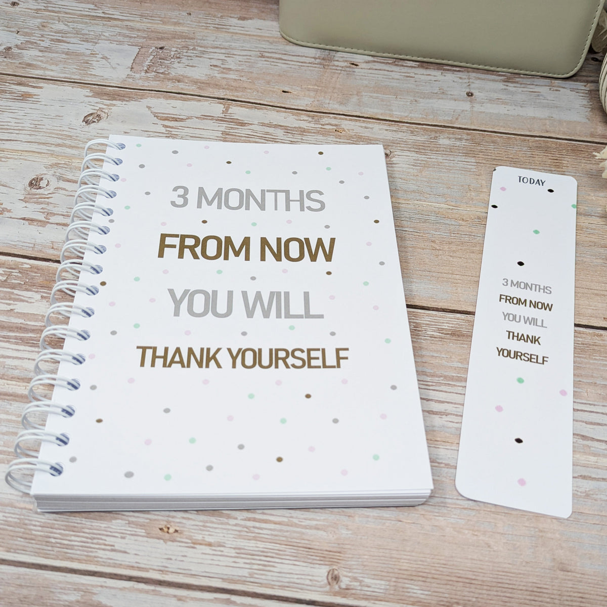 Deluxe Calorie Counting Food Diary | 12 Week Wellness Journal - Thank Yourself