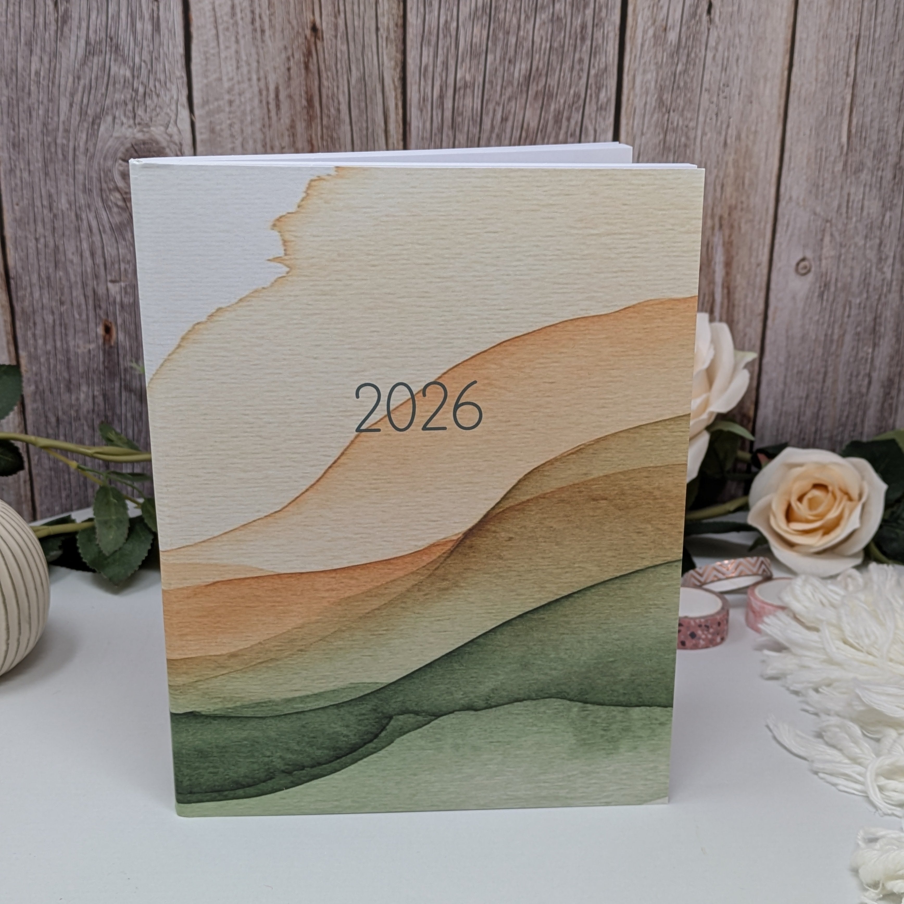 2026 Dated Weekly Planner - Watercolour