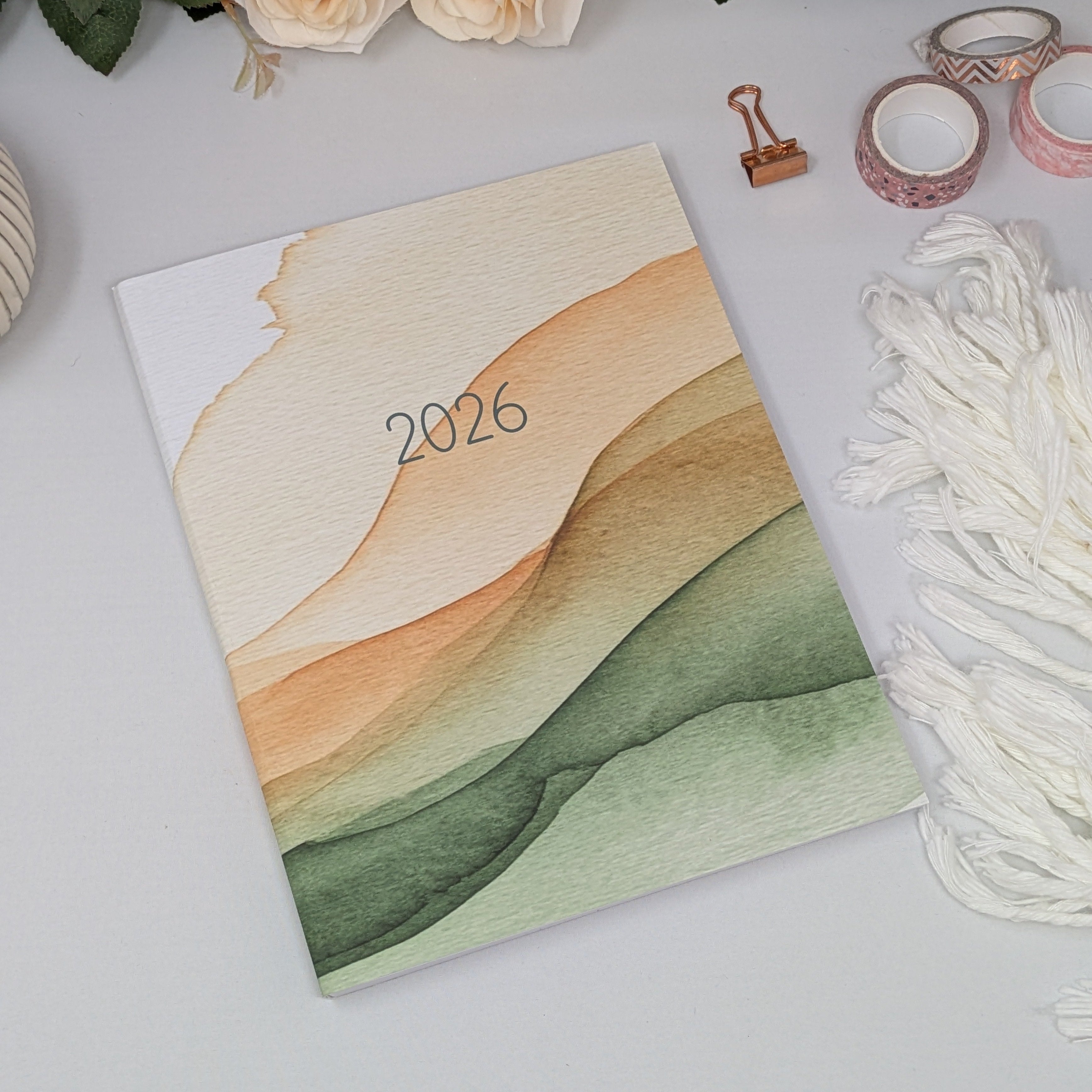 2026 Dated Weekly Planner - Watercolour