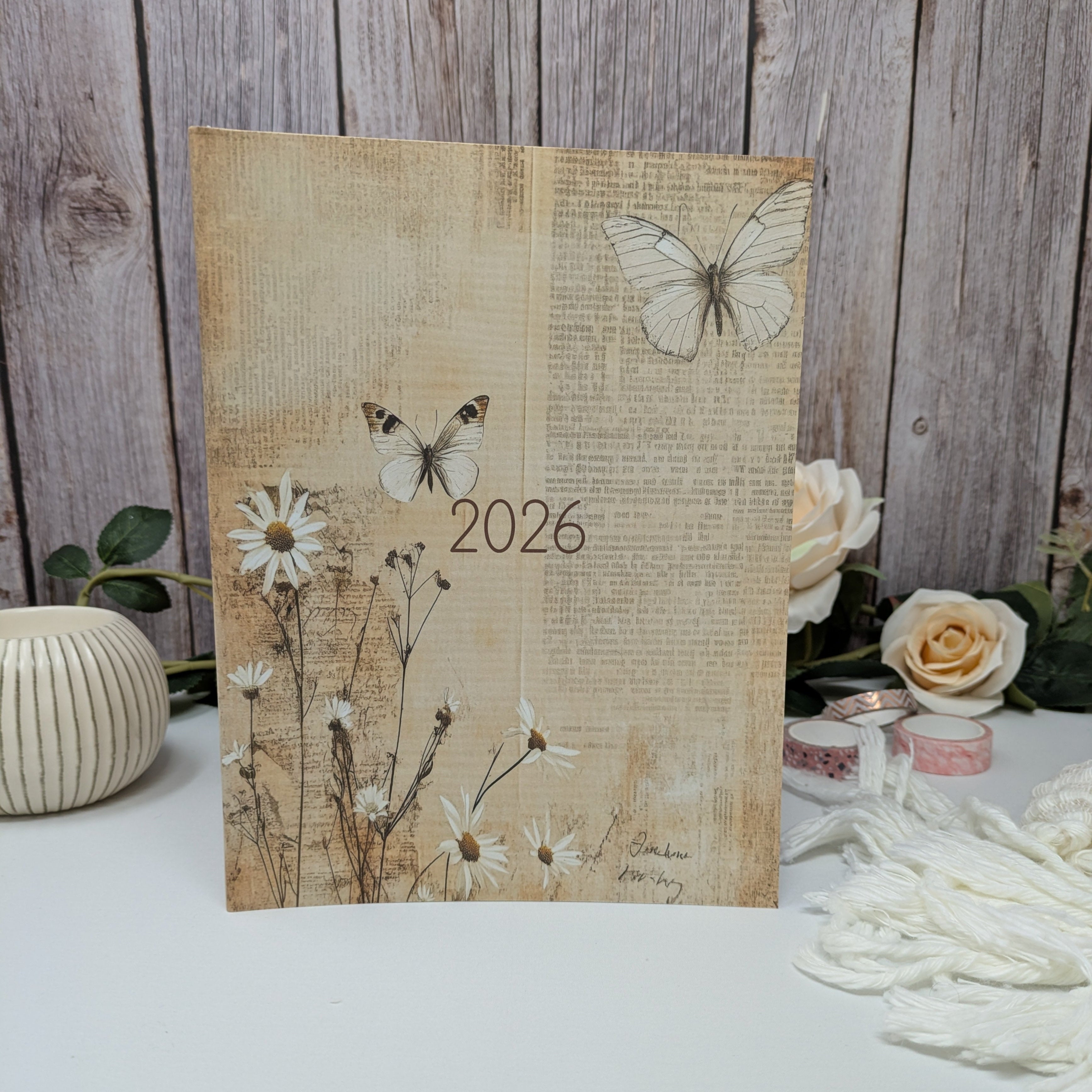 2026 Dated Weekly Planner  - Butterflies