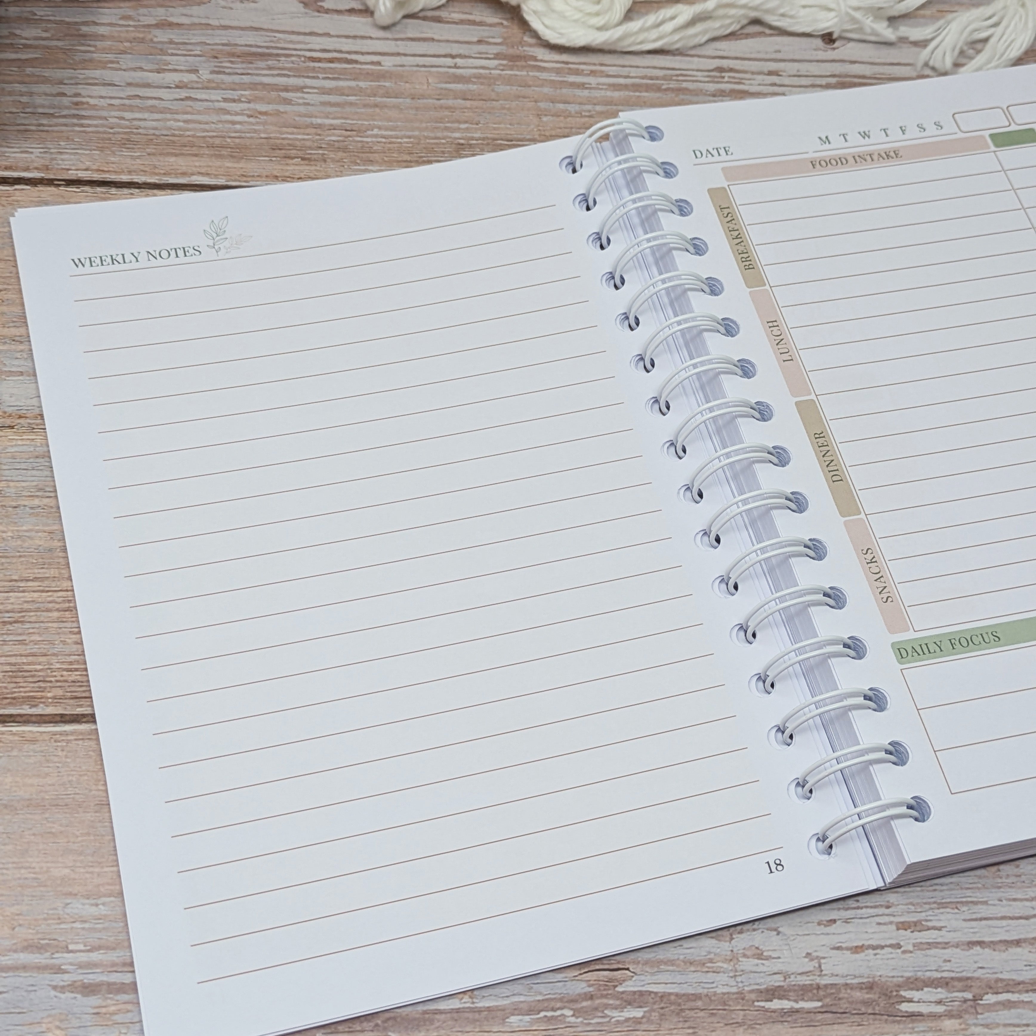 12 Week Weight Loss Journal - Flutter & Bloom