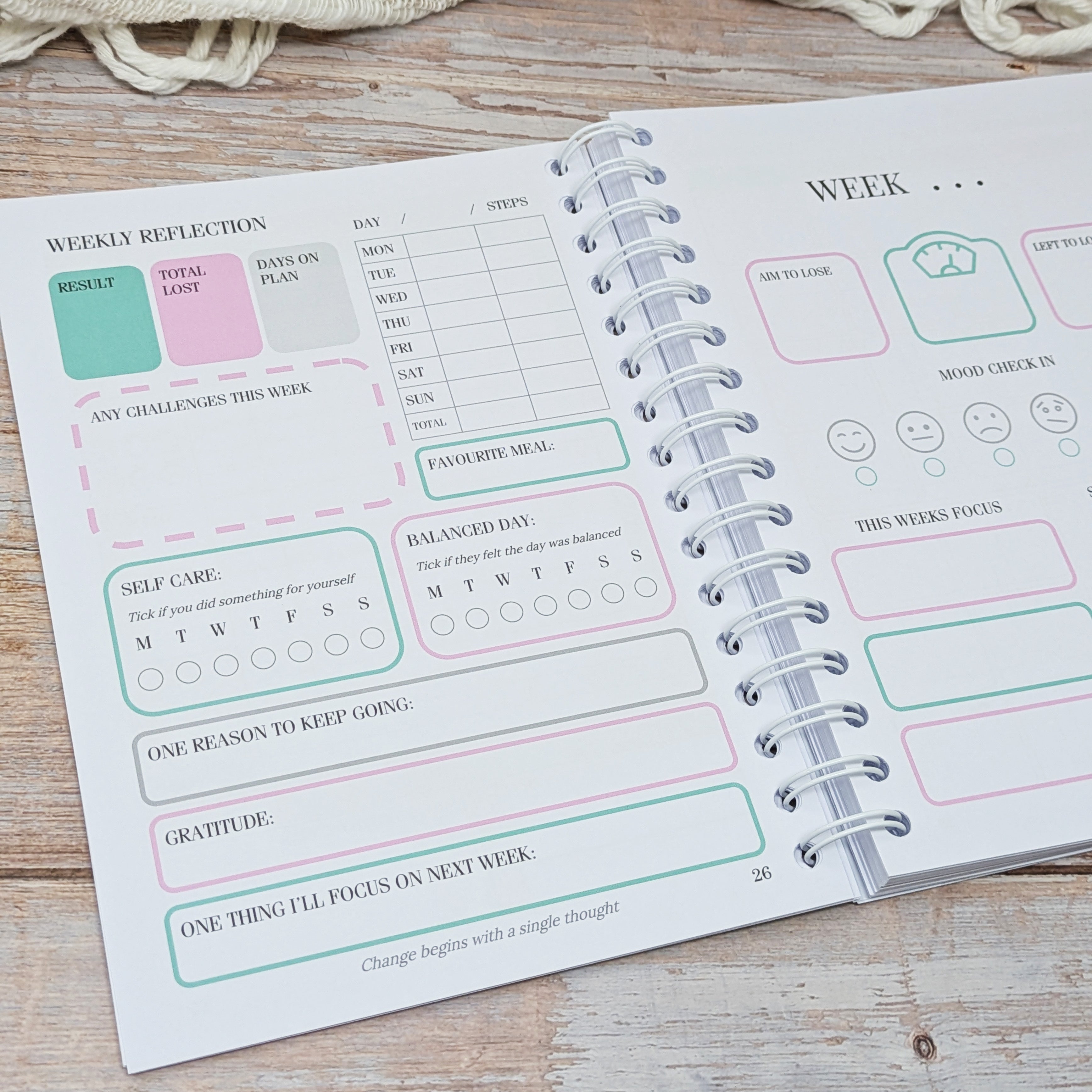 Slimming Group Weight Loss Journal - Get Shit Together