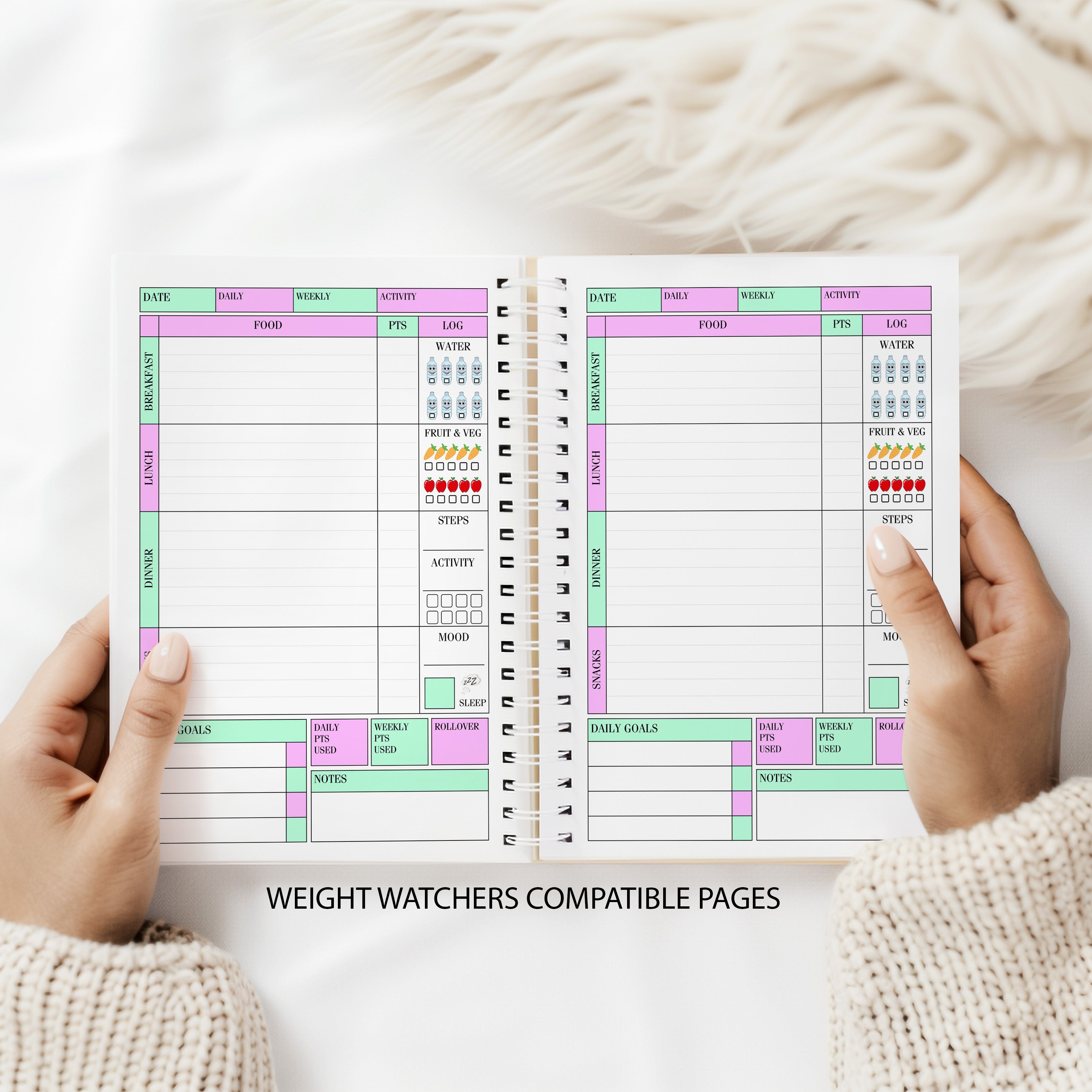 Deluxe Food Diary - Cals - Thank Yourself